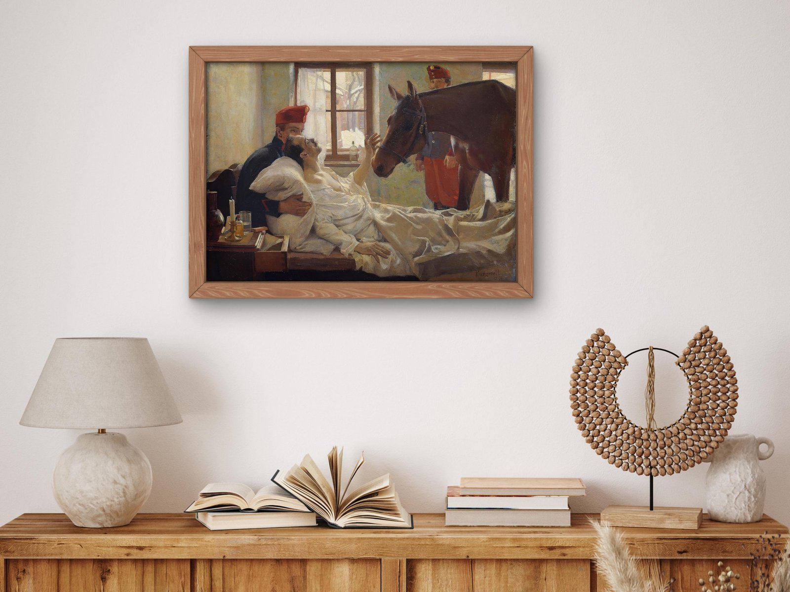 A Dear Visitor by Max Kurzweil, 1894, Art Nouveau and Belle Epoque, fine art print