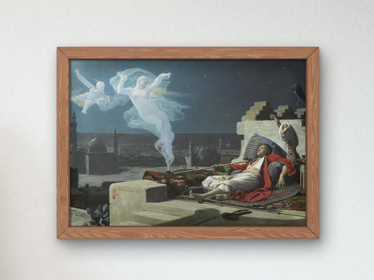 A Eunuch's Dream by Jean-Jules-Antoine Lecomte du Nouÿ, 1874, Orientalism and Exoticism, fine art print