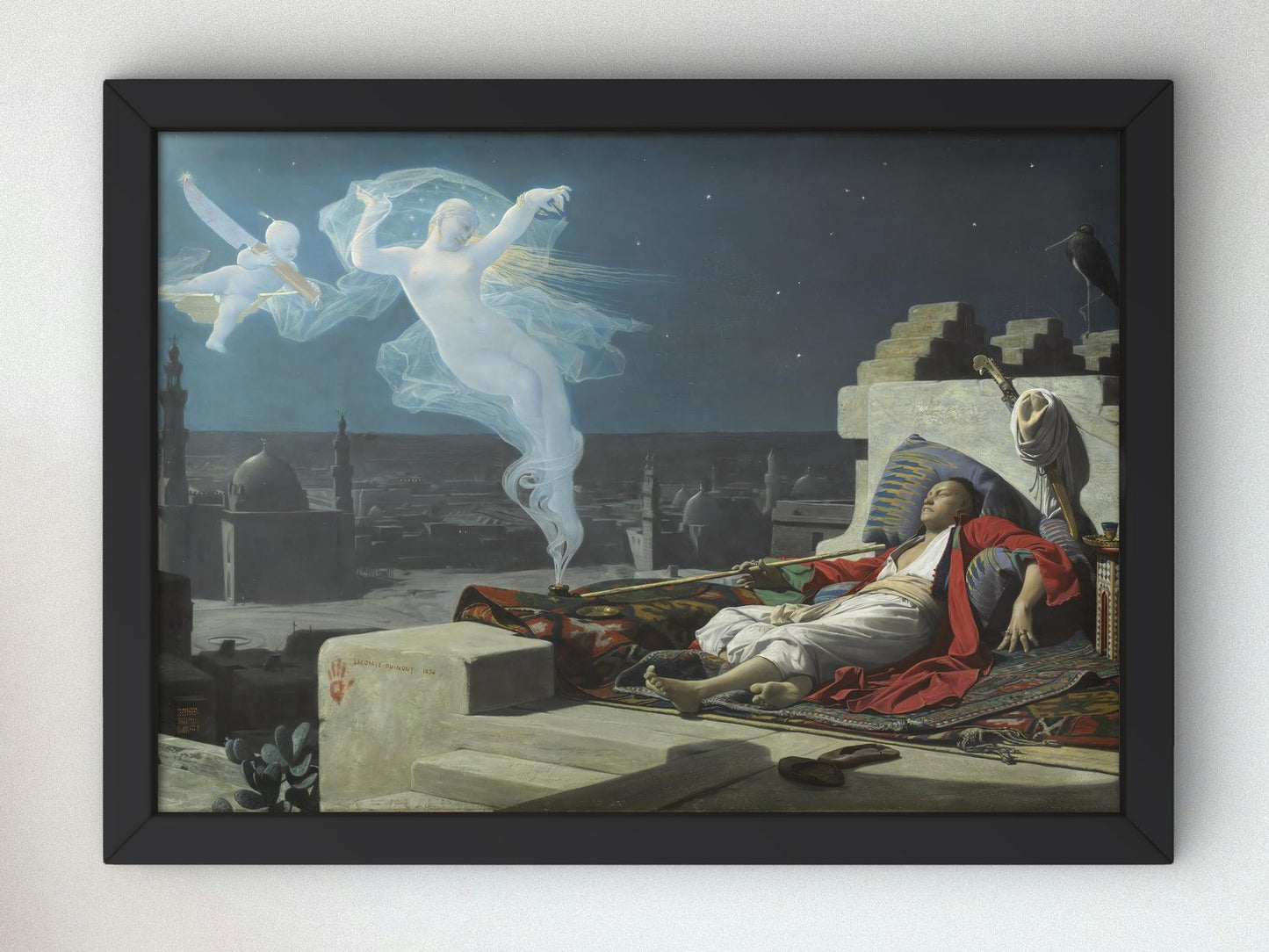 A Eunuch's Dream by Jean-Jules-Antoine Lecomte du Nouÿ, 1874, Orientalism and Exoticism, fine art print