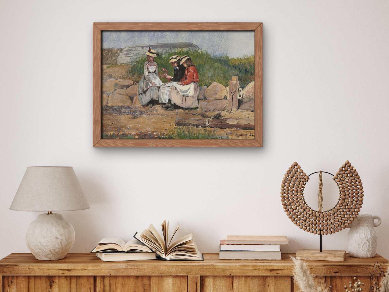 A Fisherman's Daughter by Winslow Homer, 1873, Realism and Naturalism, fine art print