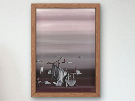 A Force Égale by Yves Tanguy, 1935, Surrealism and Modern Art, fine art print