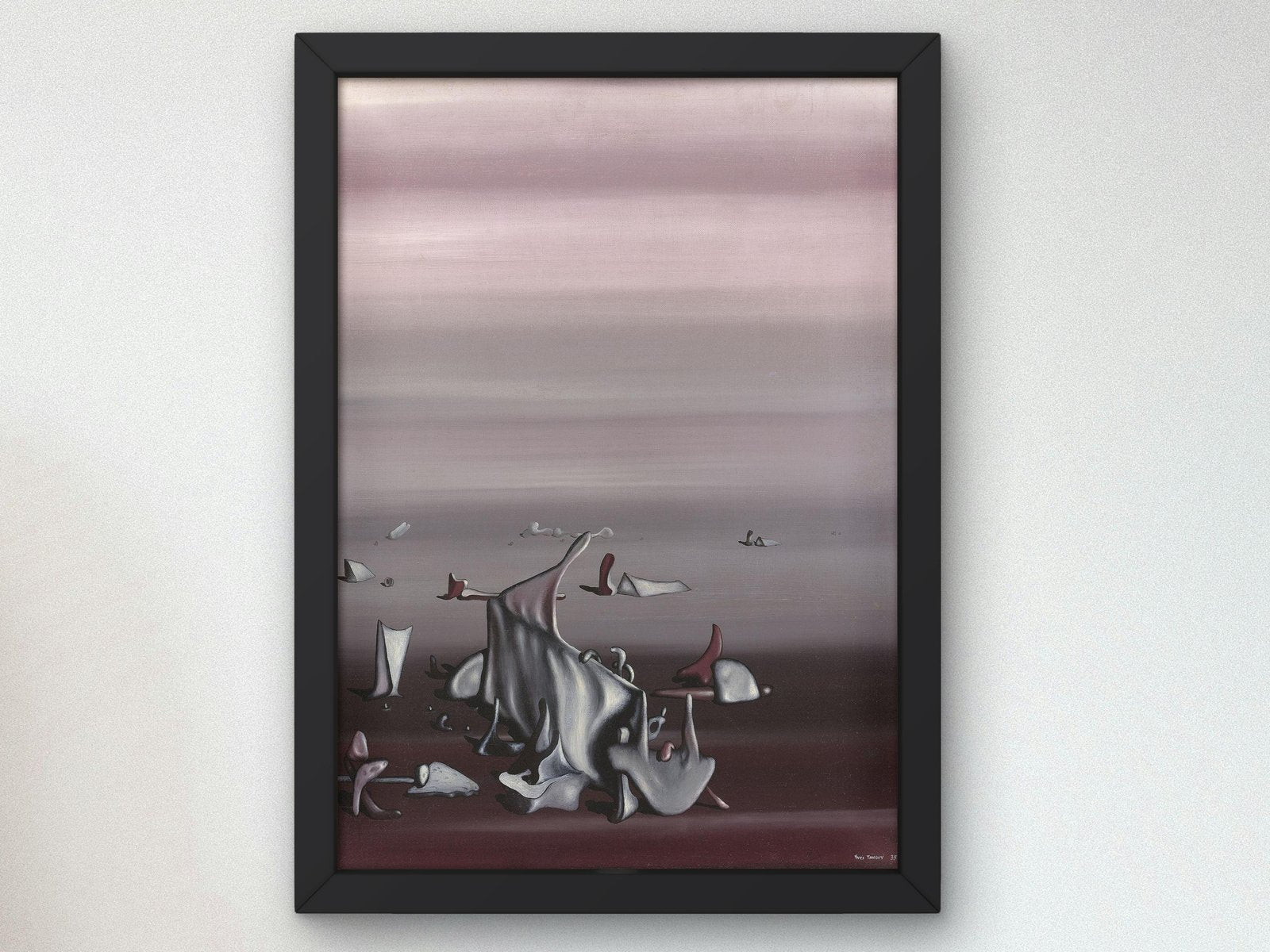 A Force Égale by Yves Tanguy, 1935, Surrealism and Modern Art, fine art print