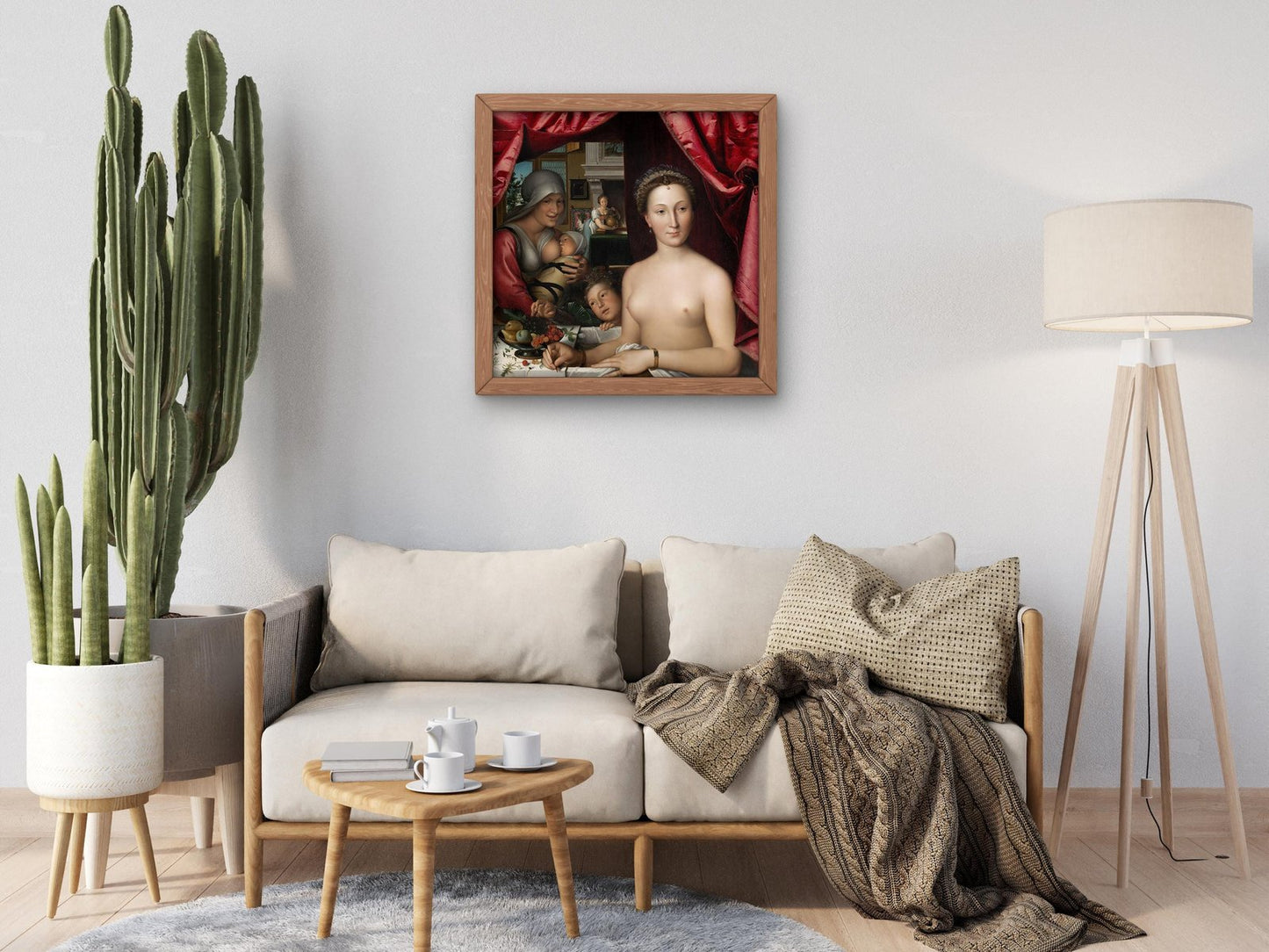 A Lady in Her Bath by François Clouet, 1571, Renaissance, fine art print