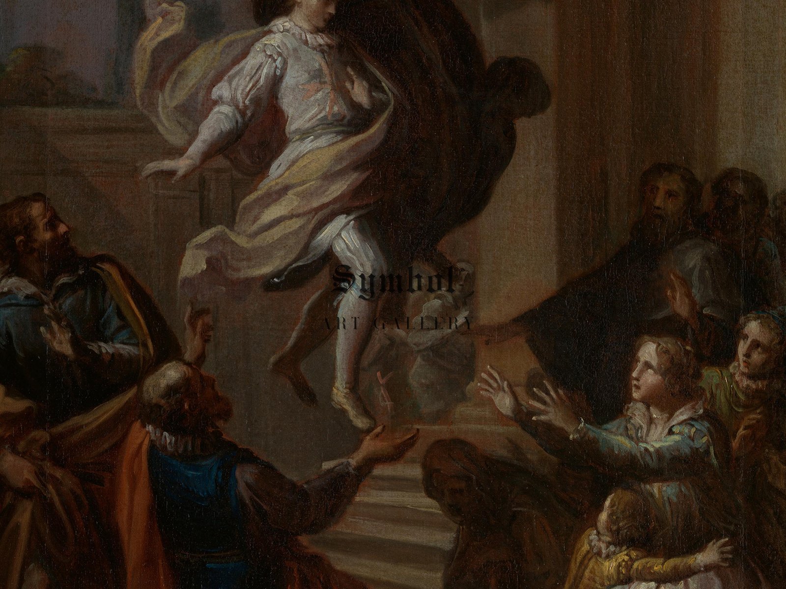 A Miracle of Saint Joseph of Cupertino by Placido Costanzi, 1750, Baroque and Chiaroscuro, fine art print