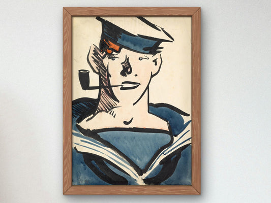 A Sailor by Francis Cadell, 1915, Art Deco and American Modernism, fine art print