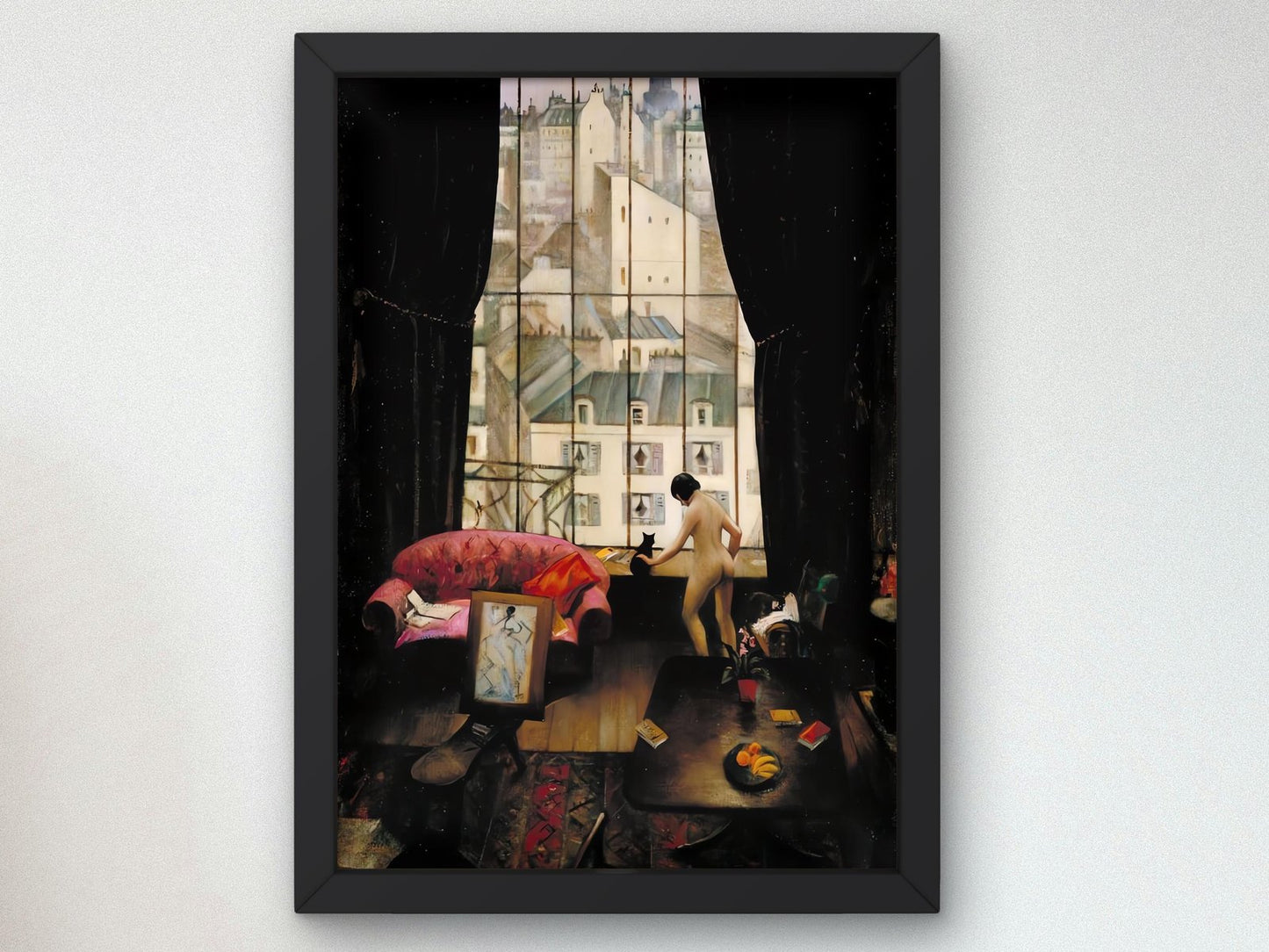 A Studio in Montparnasse by Christopher R.W., 1914, Art Deco and American Modernism, fine art print