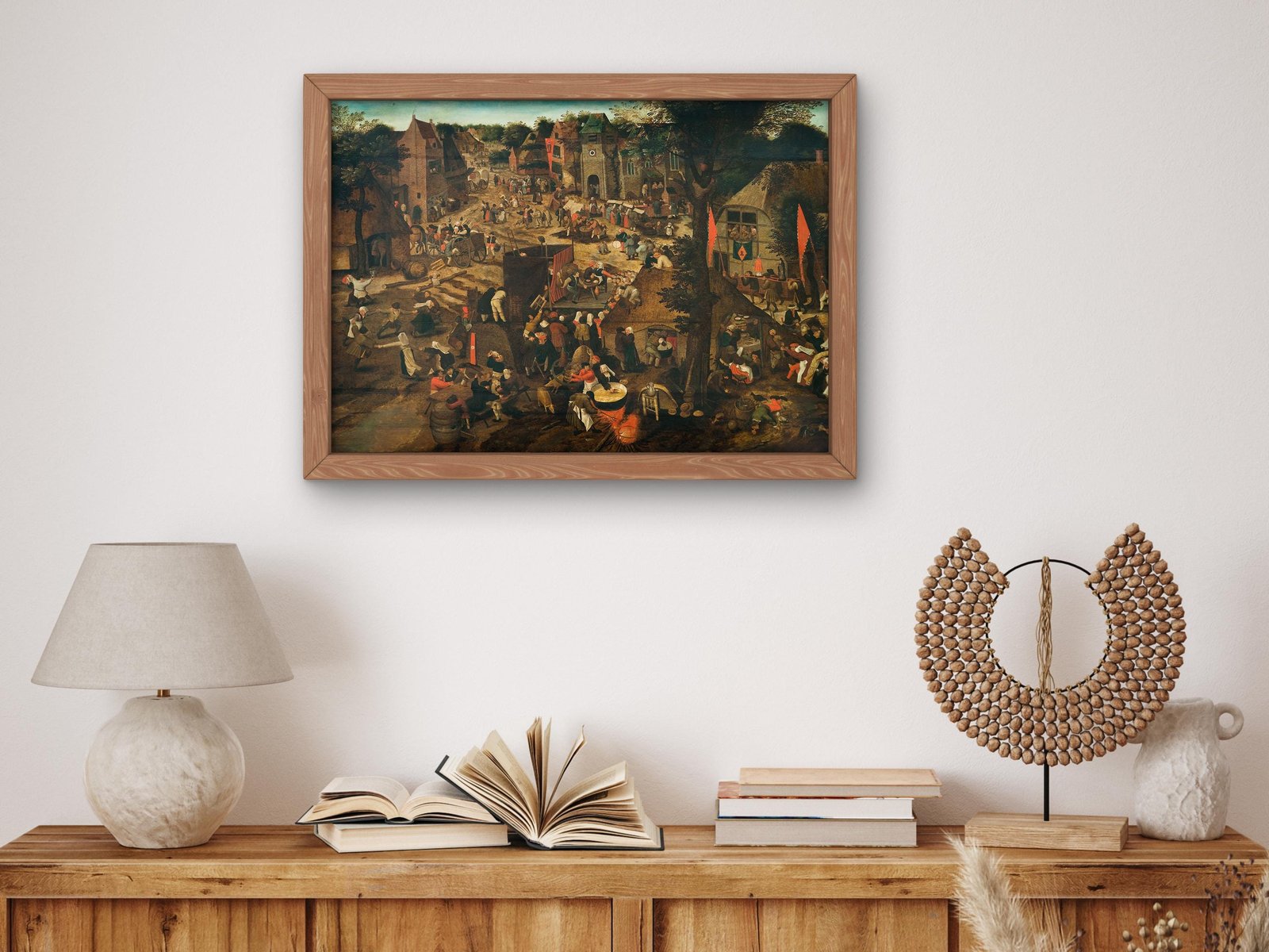 A Village Fair by Pieter Brueghel the Younger, 1580, Baroque, fine art print