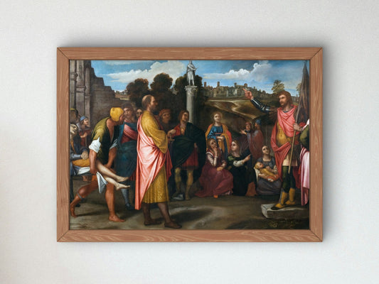 Saint Alexander Preaching by Enea Salmeggia 1615, Wall Art Print, Fine Art Reproduction, Museum Quality Decor, Poster