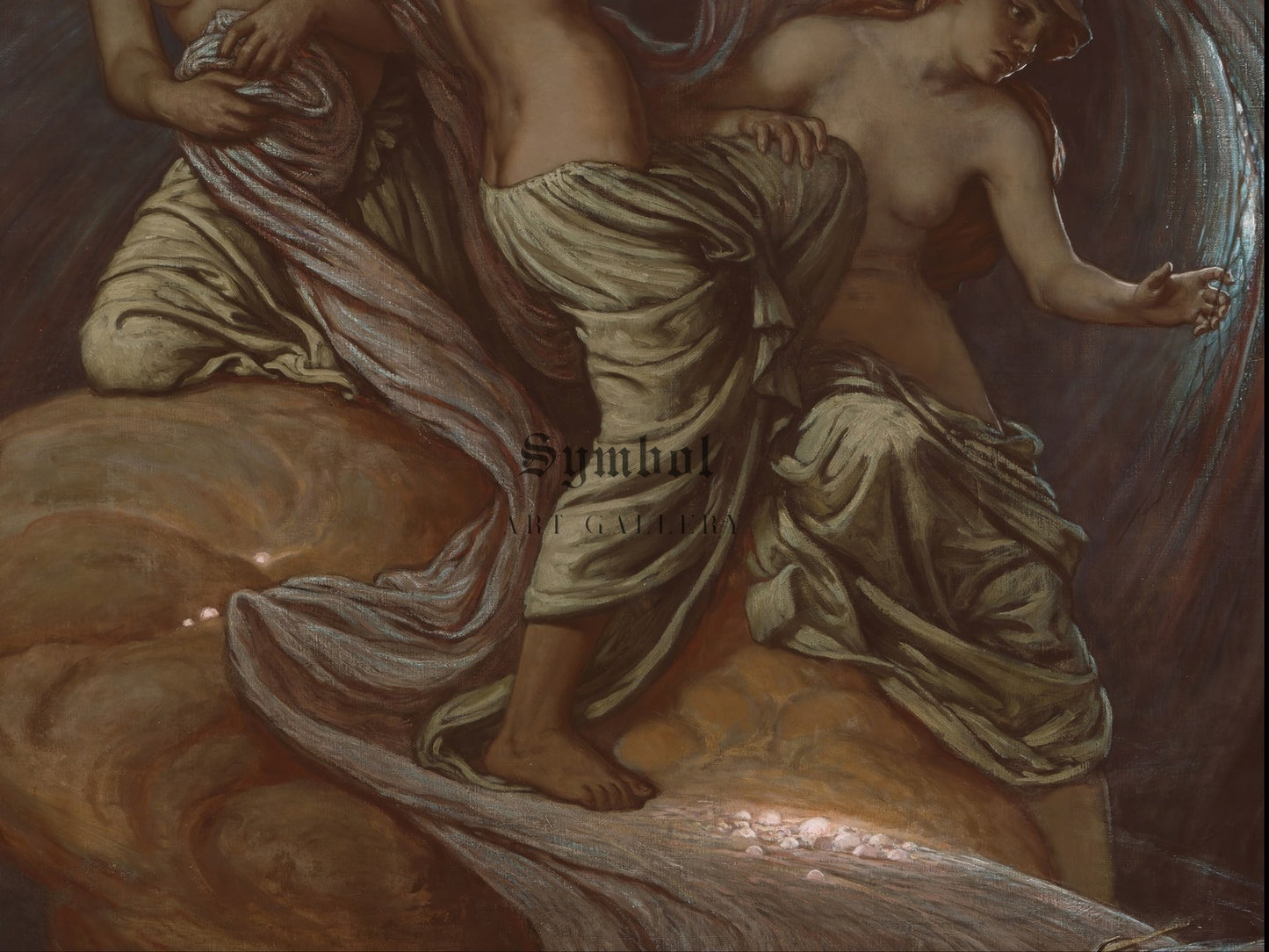 The Fates Gathering in the Stars by Elihu Vedder 1887, Wall Art Print, Fine Art Reproduction, Museum Quality Decor, Poster