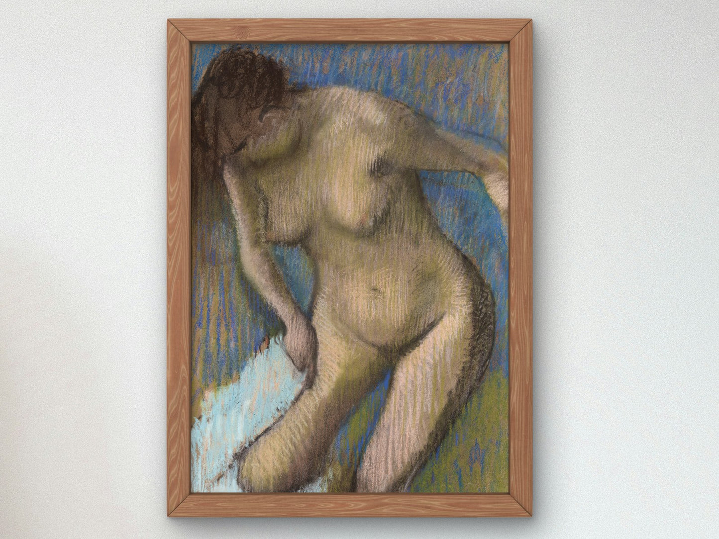 Dopo il bagno by Edgar Degas 1886, Wall Art Print, Fine Art Reproduction, Museum Quality Decor, Poster