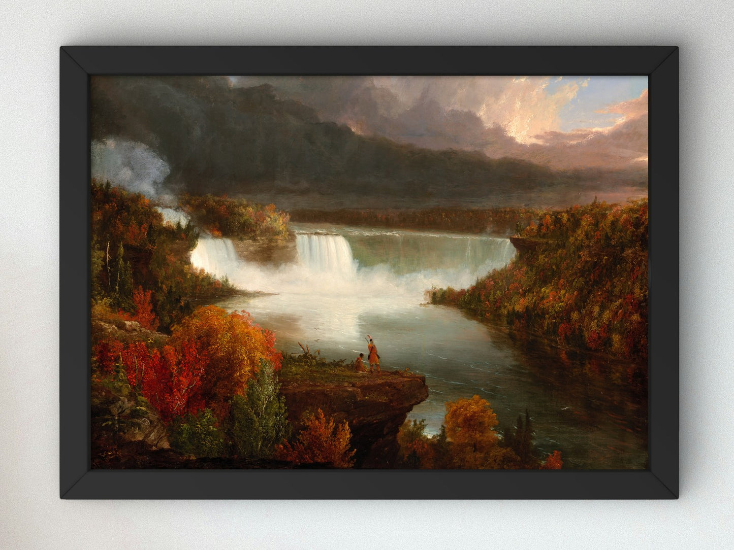 Distant View of Niagara Falls by Thomas Cole 1830, Wall Art Print, Fine Art Reproduction, Museum Quality Decor, Poster