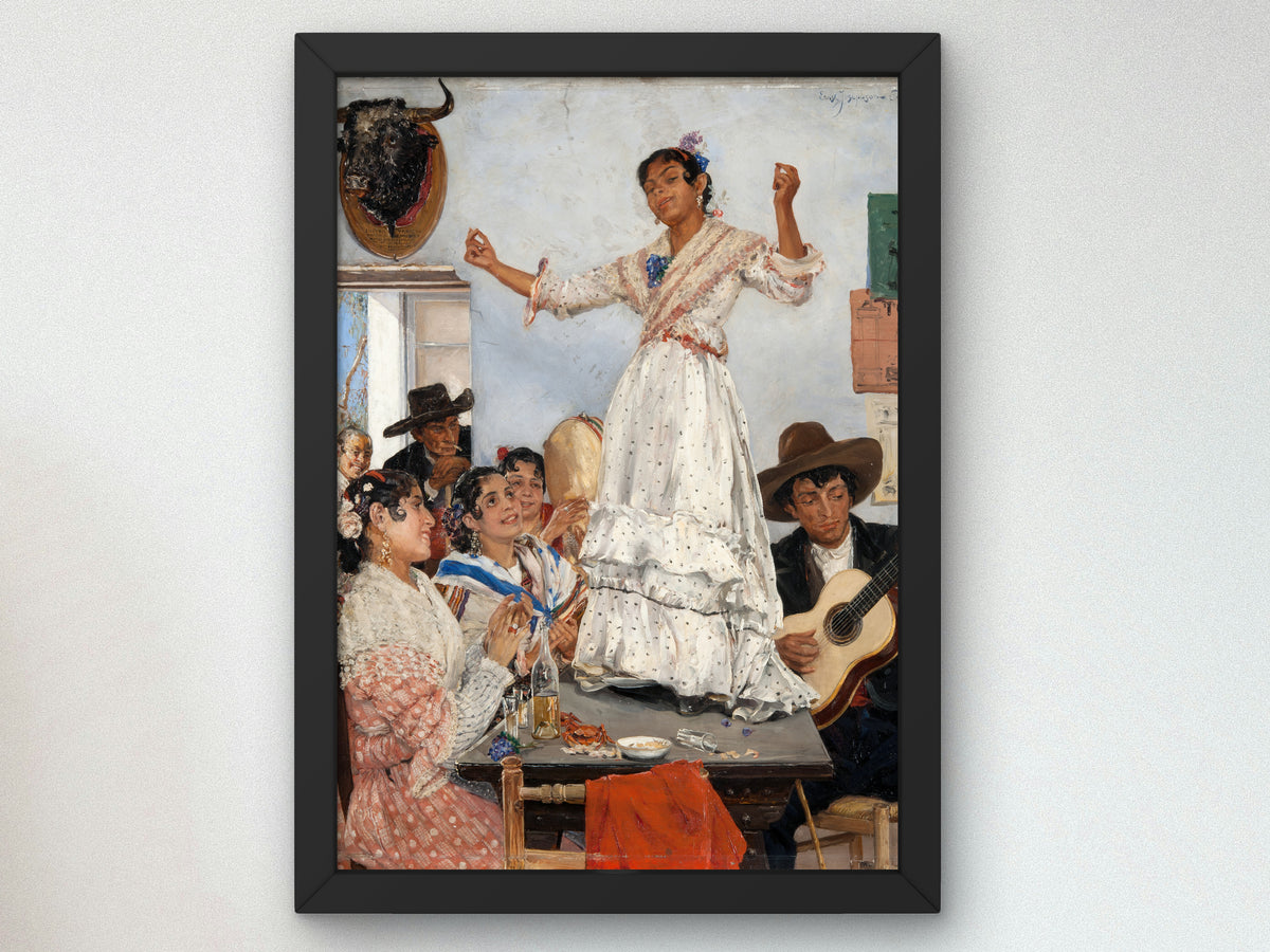 Spanish Dance by Ernst Josephson 1882, Wall Art Print, Fine Art Reproduction, Museum Quality Decor, Poster