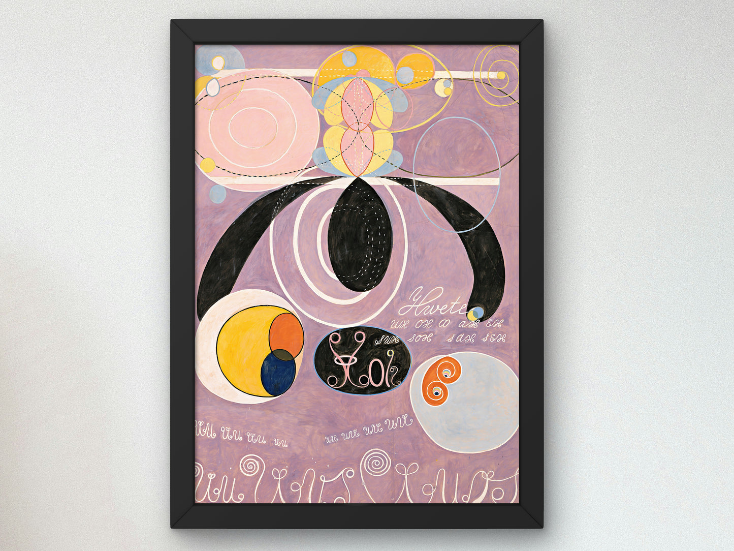 The Ten Largest No. 6 by Hilma af Klint 1907, Wall Art Print, Fine Art Reproduction, Museum Quality Decor, Poster