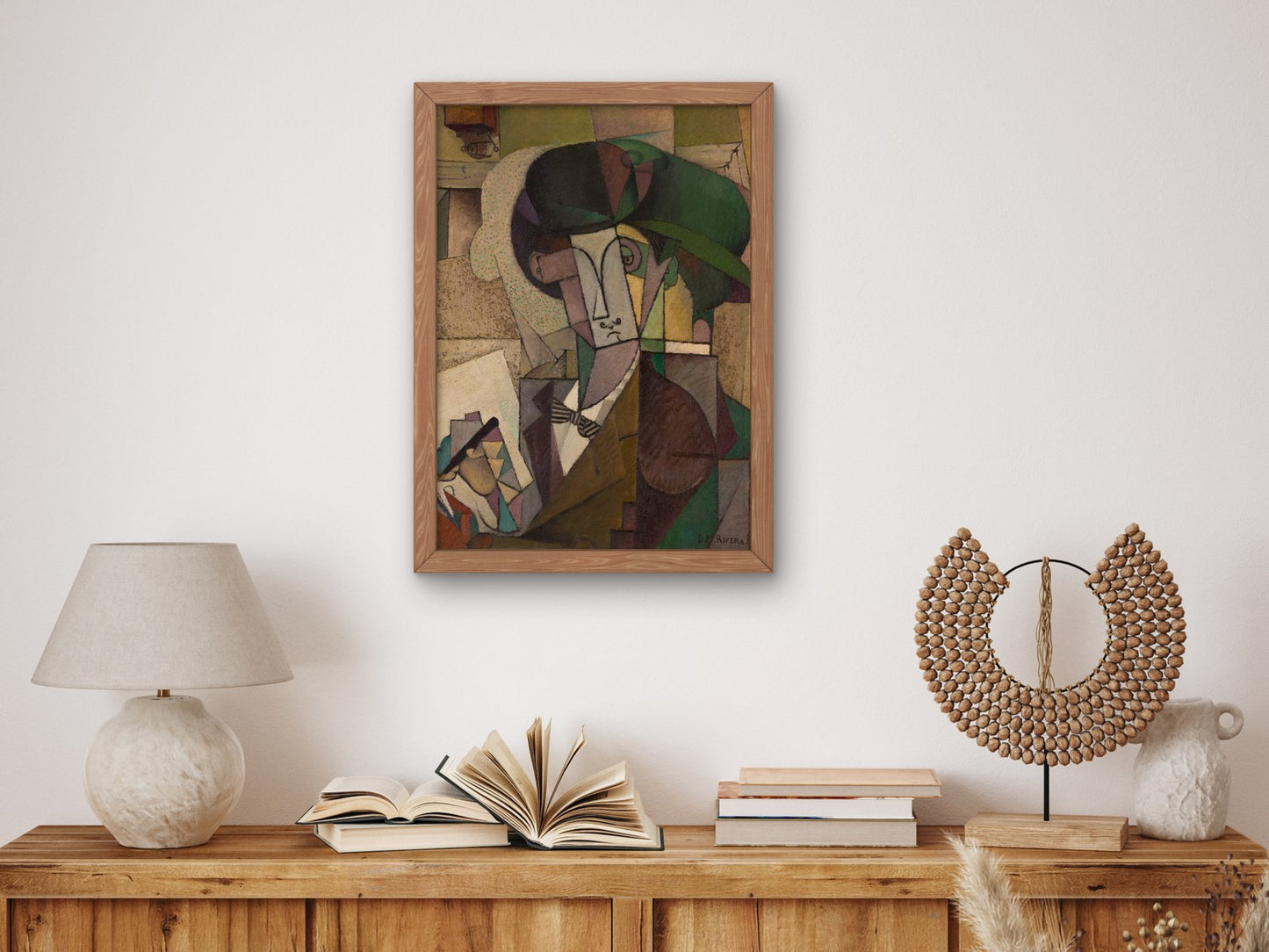 Young Man with a Fountain Pen by Diego Rivera 1914, Wall Art Print, Fine Art Reproduction, Museum Quality Decor, Poster