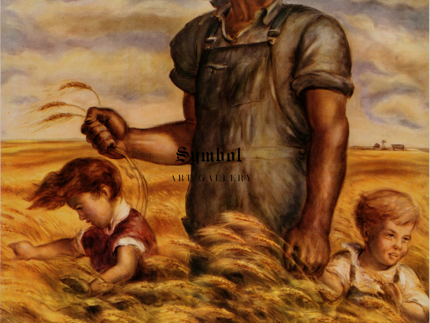 Our Good Earth, Keep It Ours by John Steuart Curry 1942, Wall Art Print, Fine Art Reproduction, Museum Quality Decor, Poster