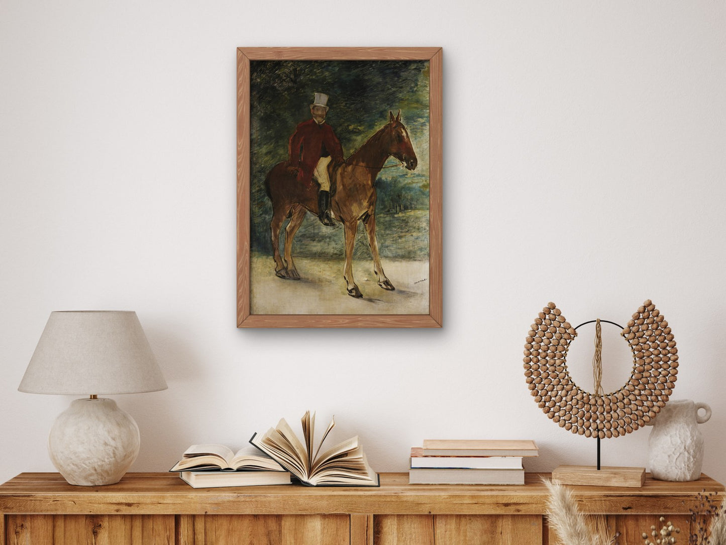 Portrait of M. Arnaud on Horseback by Édouard Manet 1875, Wall Art Print, Fine Art Reproduction, Museum Quality Decor, Poster