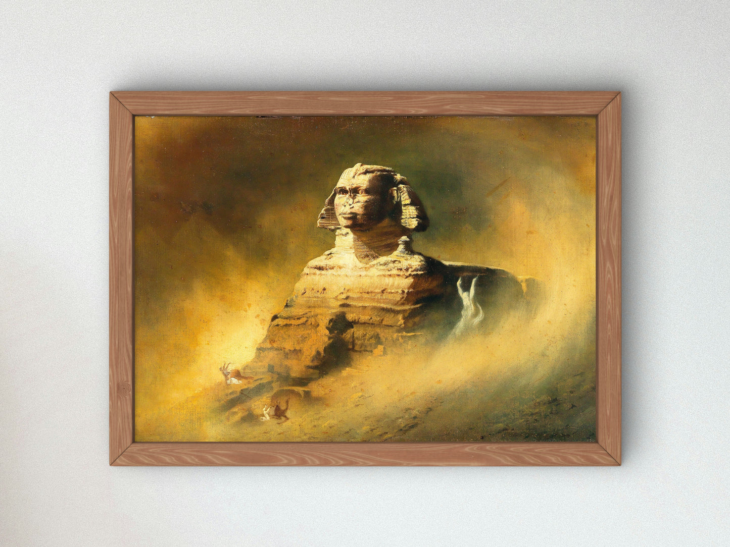 Sphinx by Karl Wilhelm Diefenbach, Wall Art Print, Fine Art Reproduction, Museum Quality Decor, Poster