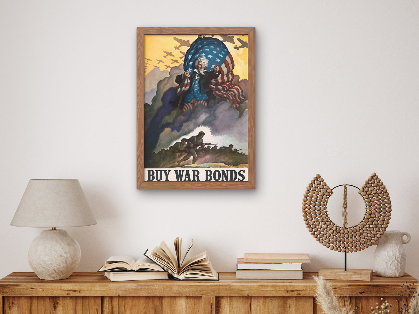 Buy War Bonds by Newell Convers Wyeth 1942, Wall Art Print, Fine Art Reproduction, Museum Quality Decor, Poster