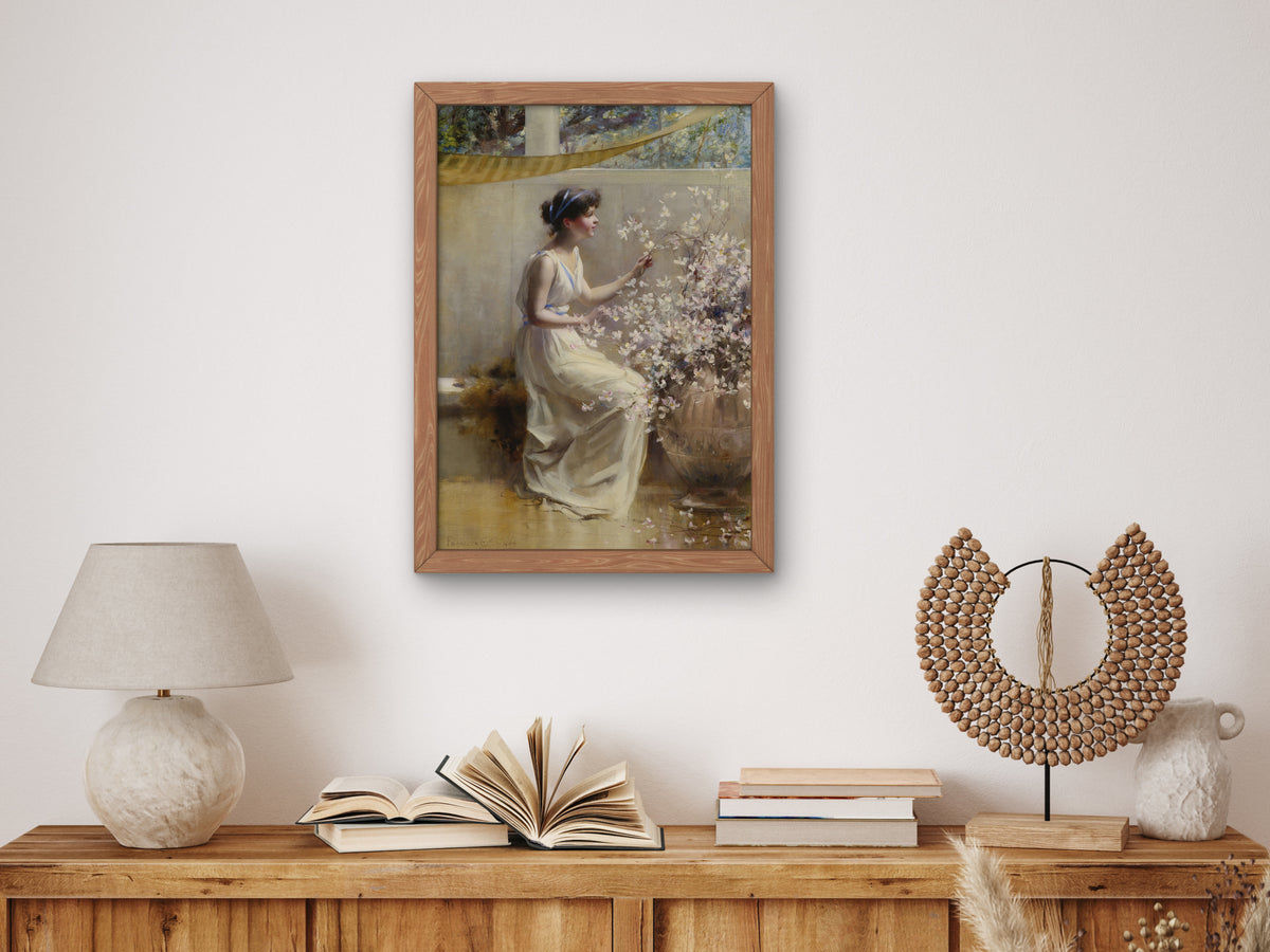 Classical Maiden by Francis Coates Jones, Wall Art Print, Fine Art Reproduction, Museum Quality Decor, Poster