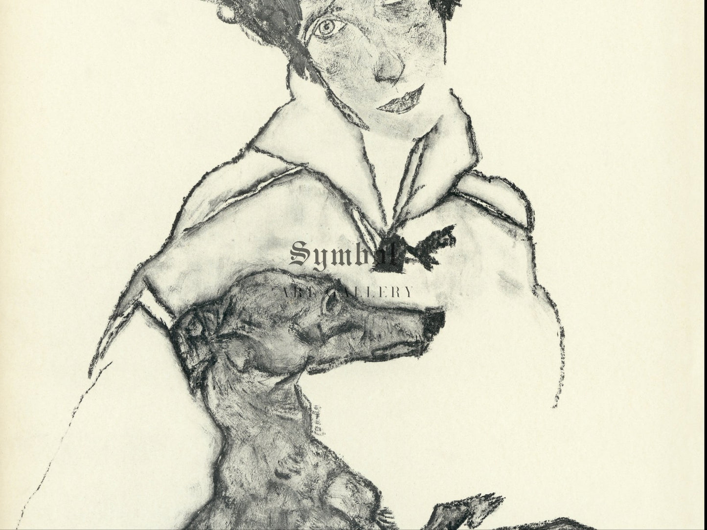 Zeichnungen III by Egon Schiele 1915, Wall Art Print, Fine Art Reproduction, Museum Quality Decor, Poster