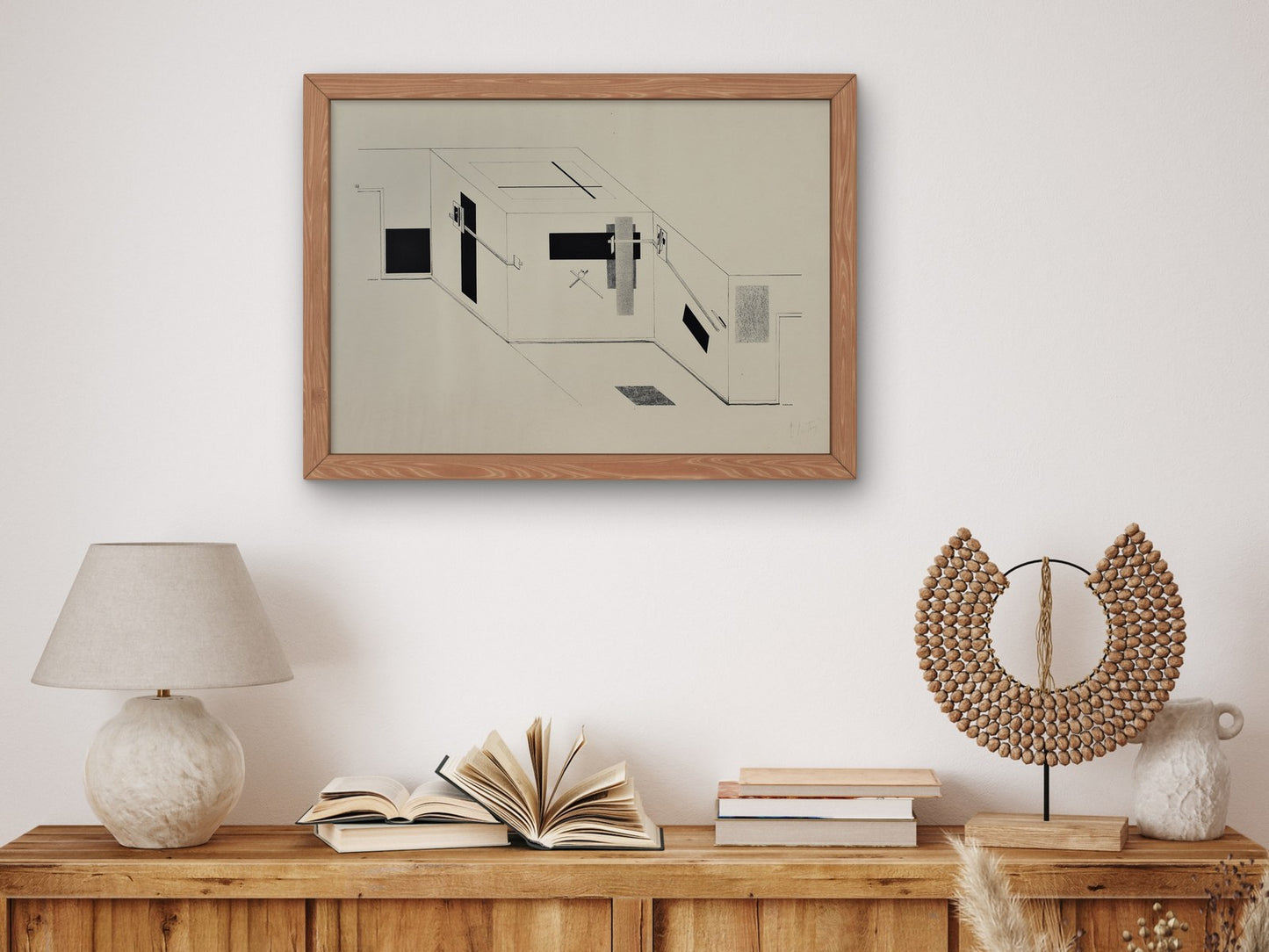 Kestnermappe Proun Rob Levnis and Chapman GmbH Hannover 6 by Lazar Lissitzky 1923, Wall Art Print, Fine Art Reproduction, Museum Quality