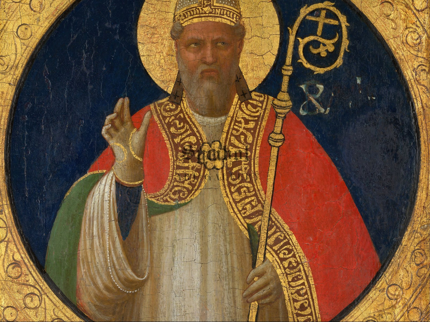 Saint Alexander by Fra Angelico 1425, Wall Art Print, Fine Art Reproduction, Museum Quality Decor, Poster
