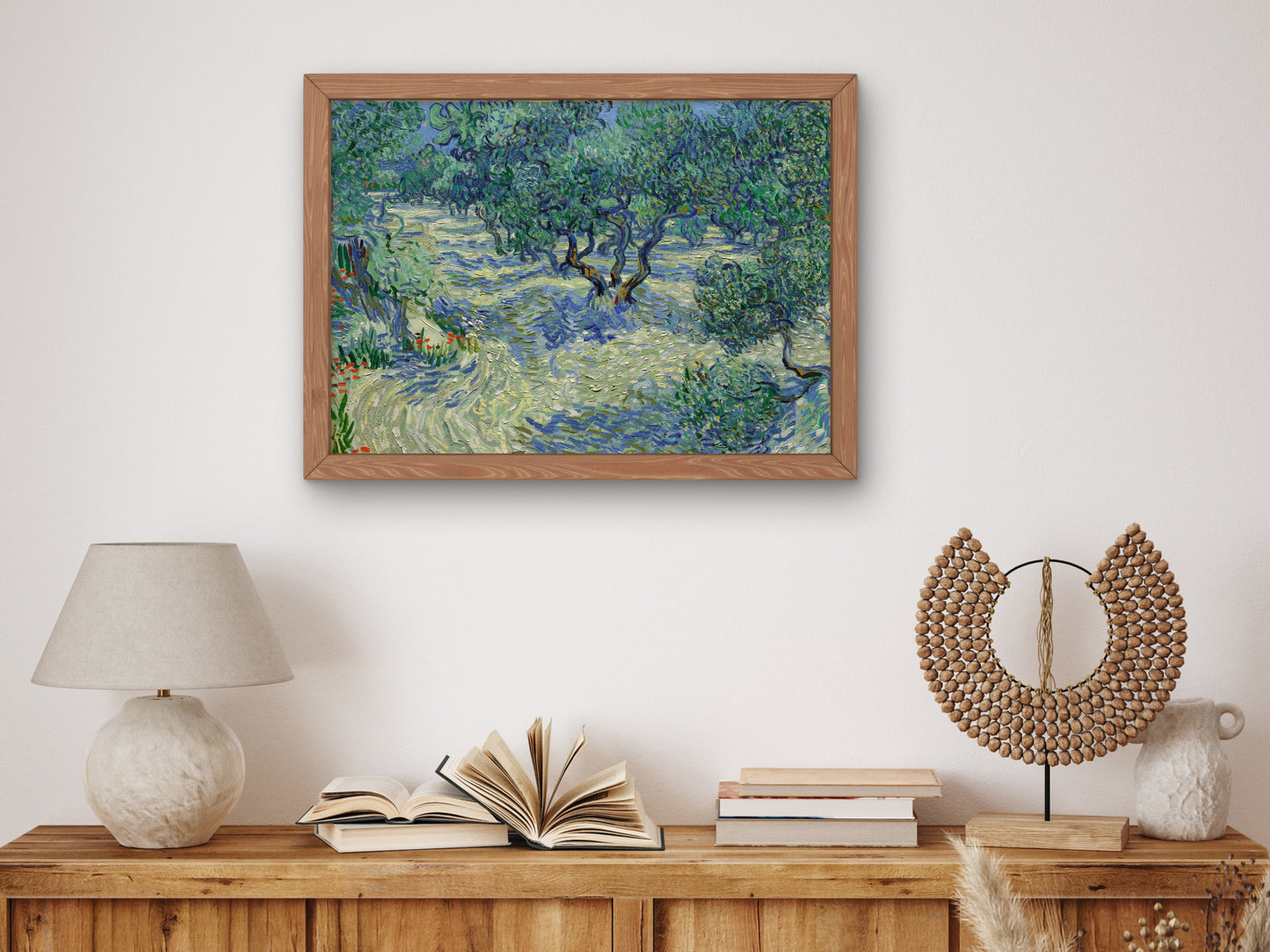Olive Orchard by Vincent van Gogh 1889, Wall Art Print, Fine Art Reproduction, Museum Quality Decor, Poster