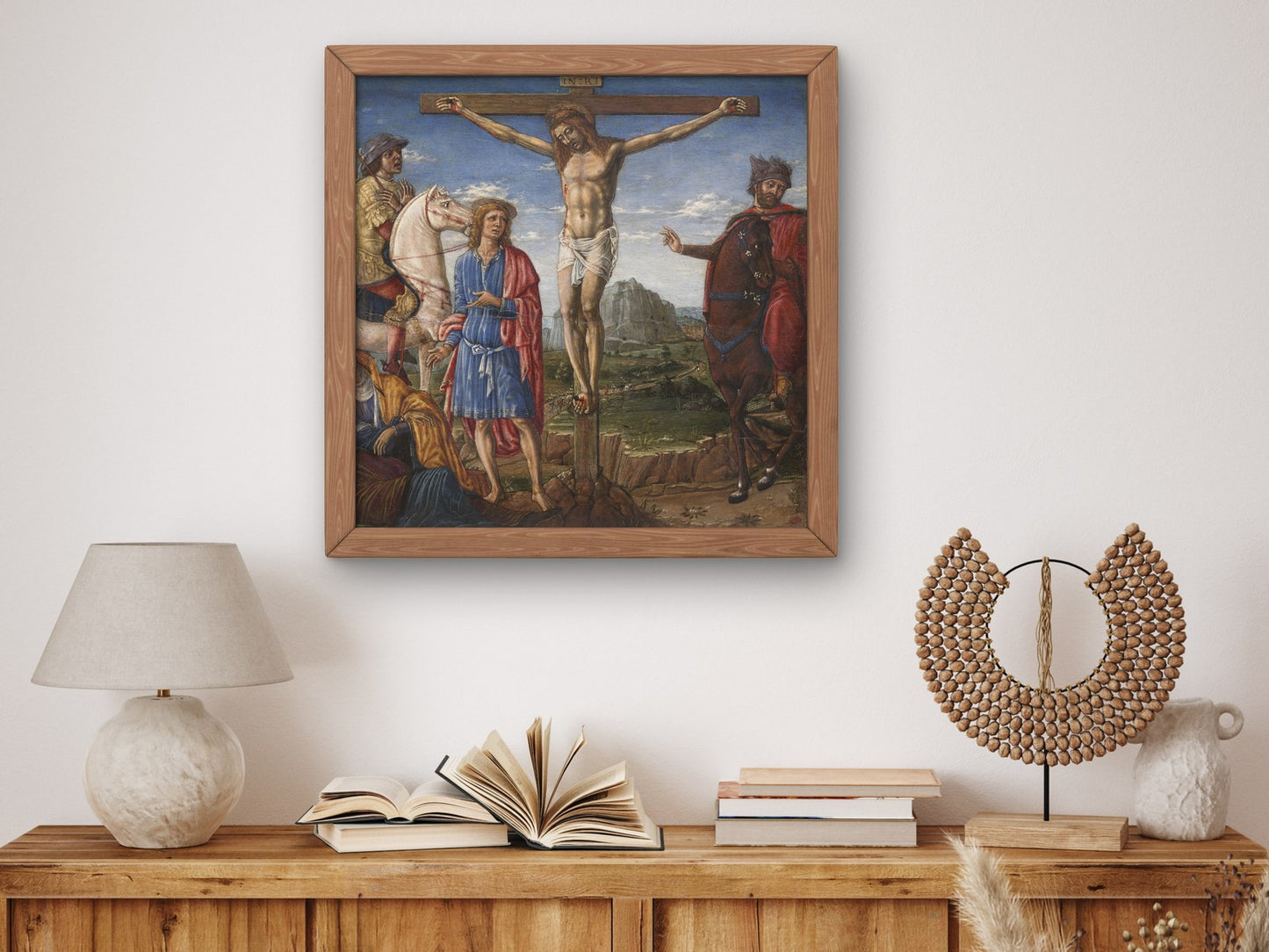The Crucifixion by Matteo di Giovanni 1470, Wall Art Print, Fine Art Reproduction, Museum Quality Decor, Poster