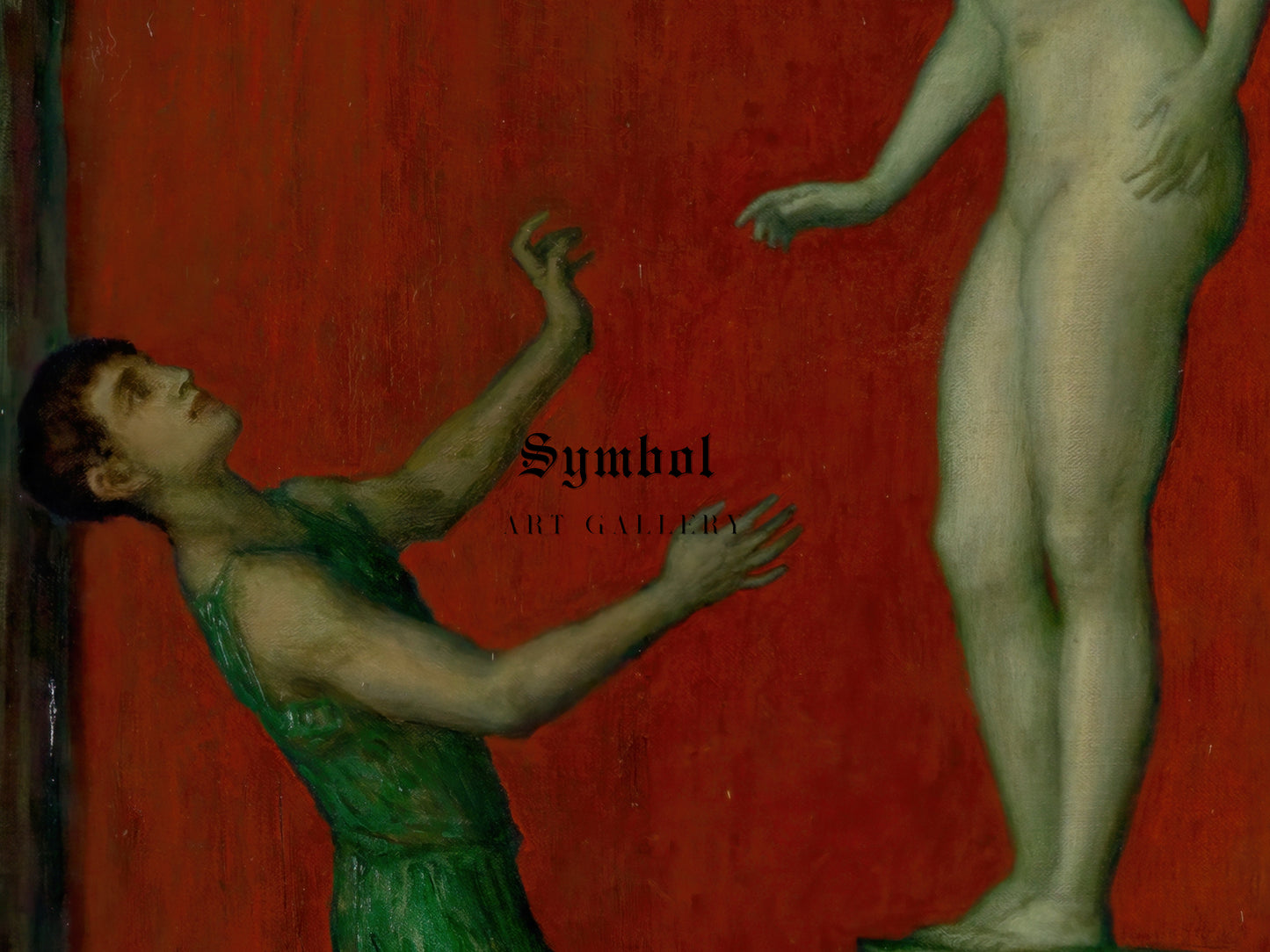 Pygmalion by Franz von Stuck 1926, Wall Art Print, Fine Art Reproduction, Museum Quality Decor, Poster