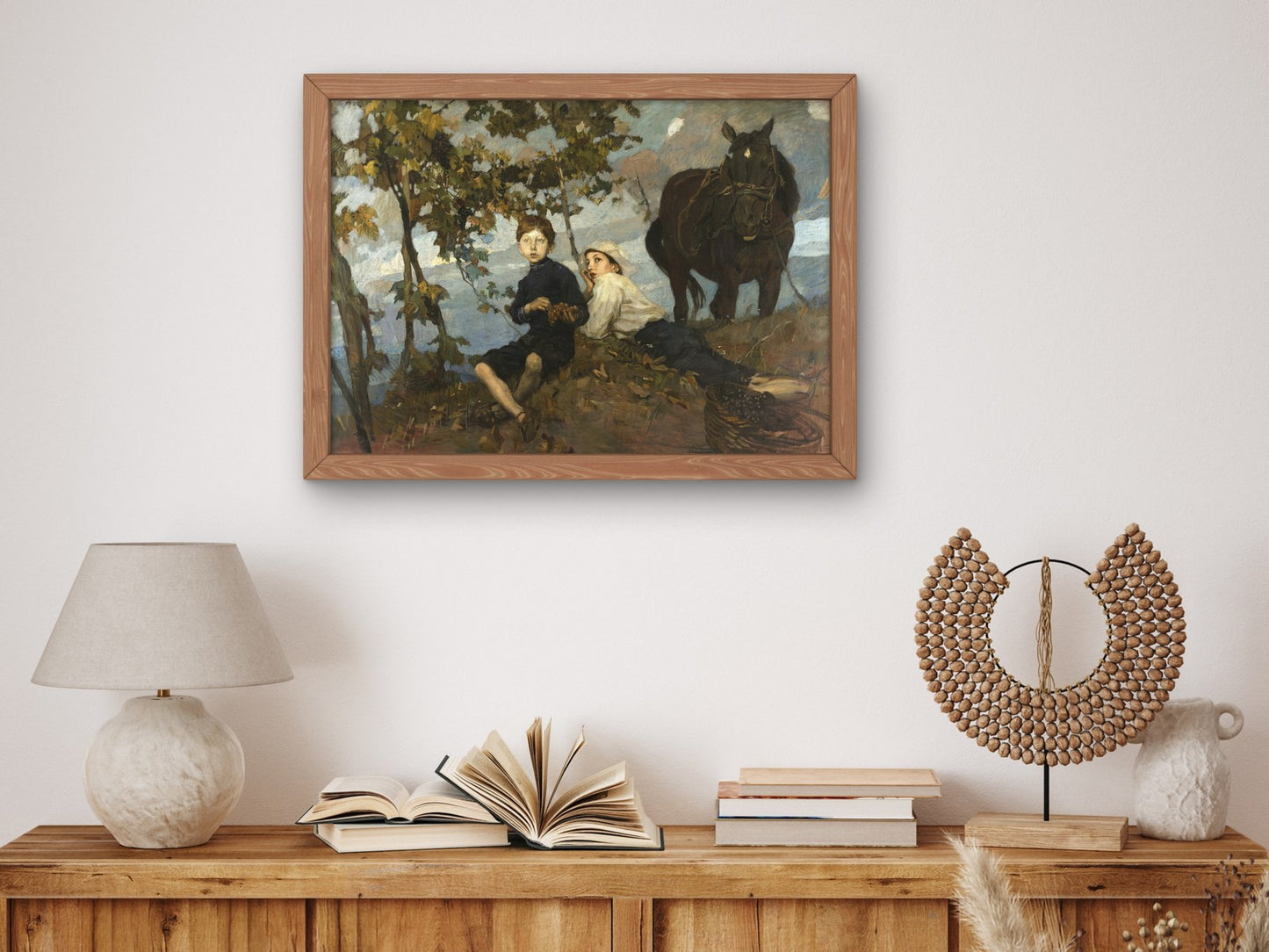 Autunno by Ettore Tito 1914, Wall Art Print, Fine Art Reproduction, Museum Quality Decor, Poster