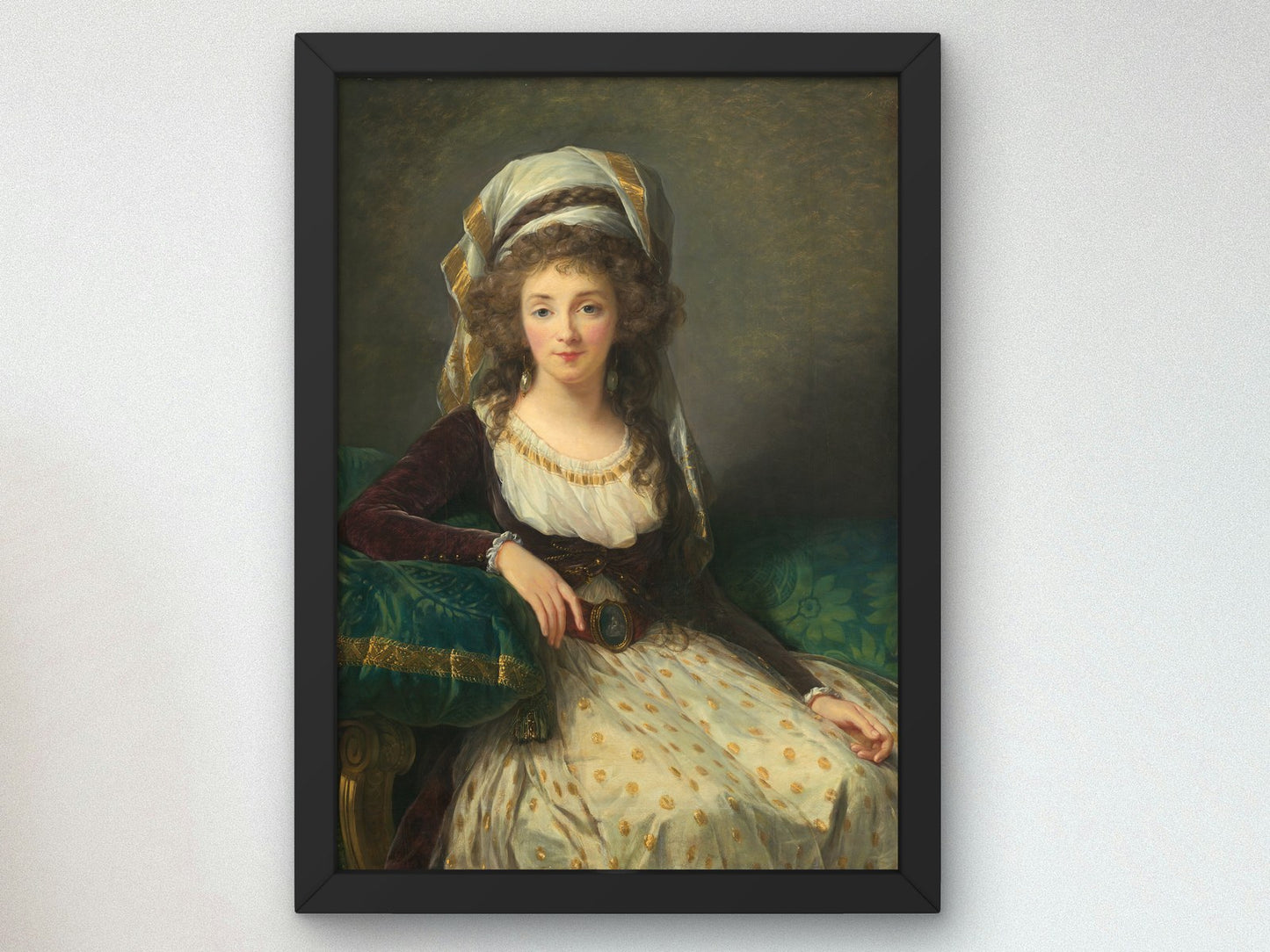 Portrait of Madame d'Aguesseau de Fresnes by Élisabeth Vigée Le Brun 1789, Wall Art Print, Fine Art Reproduction, Museum Quality Decor