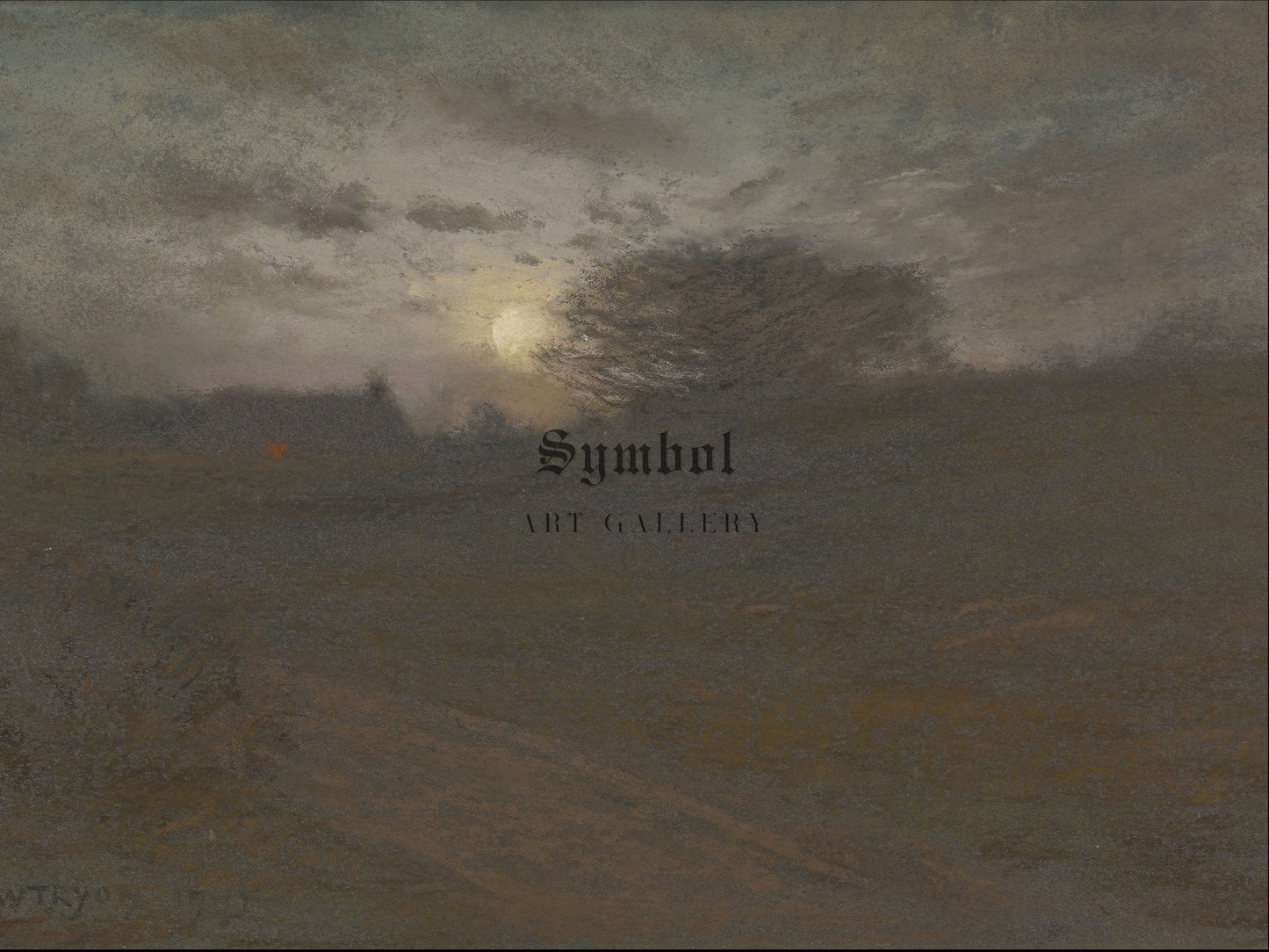 Early Night by Dwight William Tryon 1903, Wall Art Print, Fine Art Reproduction, Museum Quality Decor, Poster