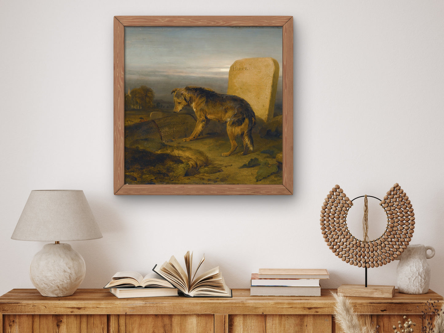 The Poor Dog by Edwin Henry Landseer 1829, Wall Art Print, Fine Art Reproduction, Museum Quality Decor, Poster