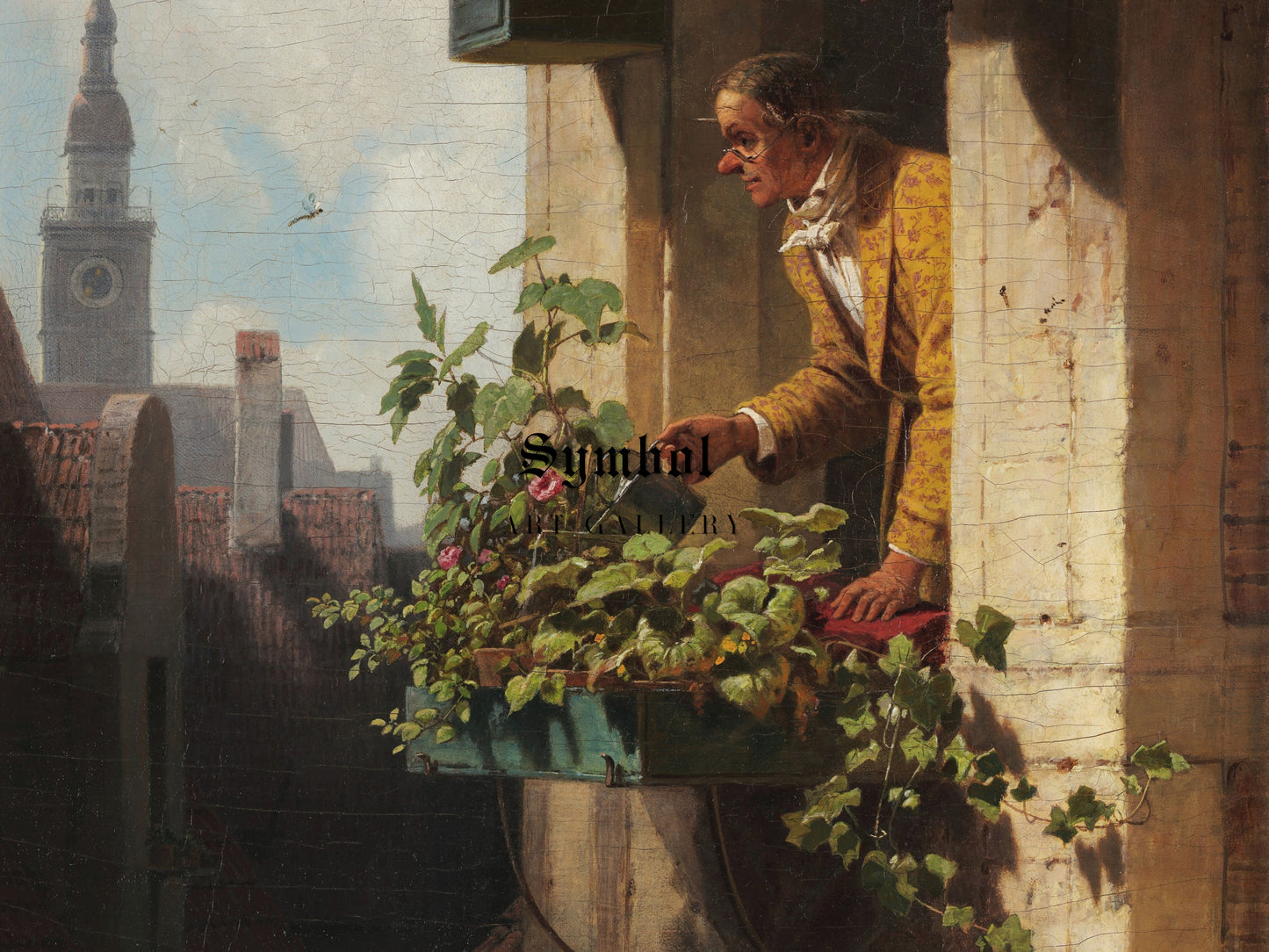 The Garret I by Carl Spitzweg 1848, Wall Art Print, Fine Art Reproduction, Museum Quality Decor, Poster