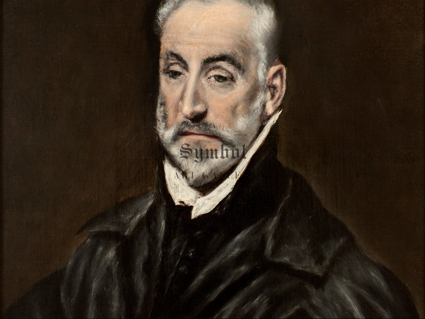 Portrait of Antonio de Covarrubias by El Greco 1600, Wall Art Print, Fine Art Reproduction, Museum Quality Decor, Poster