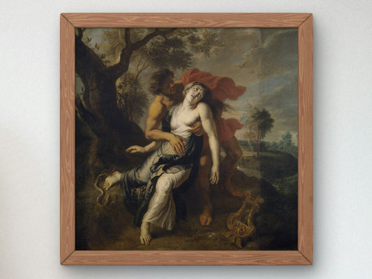 The Death of Eurydice by Erasmus Quellinus II 1630, Wall Art Print, Fine Art Reproduction, Museum Quality Decor, Poster