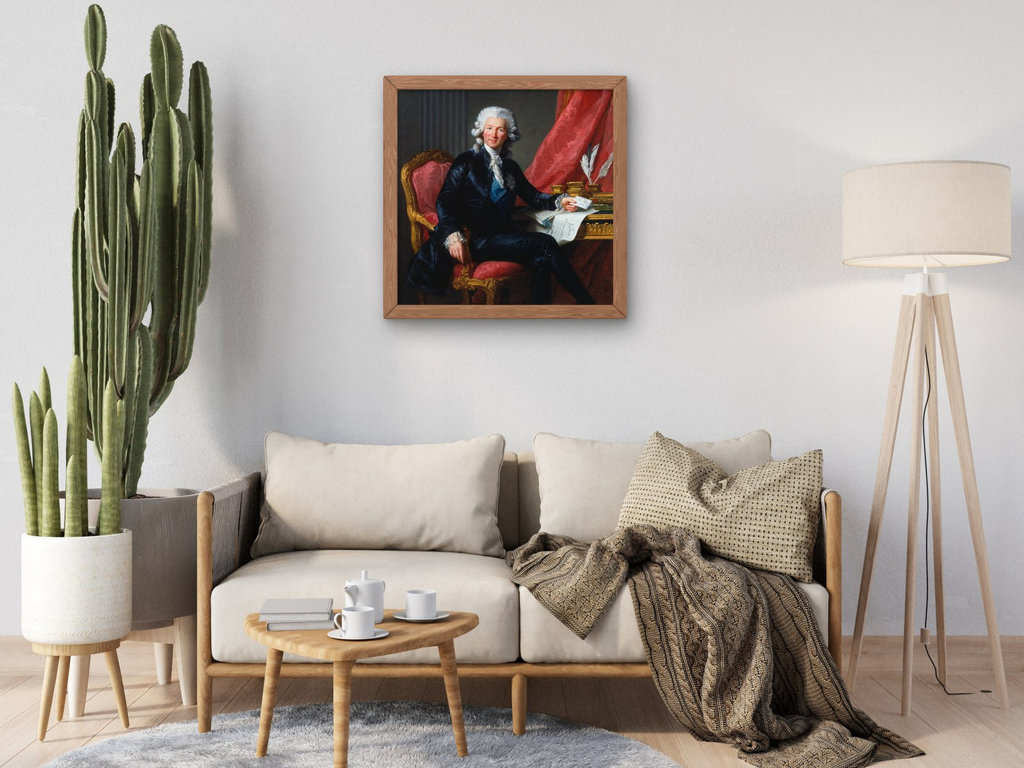Portrait of Charles Alexandre de Calonne by Élisabeth Vigée Le Brun 1784, Wall Art Print, Fine Art Reproduction, Museum Quality Decor