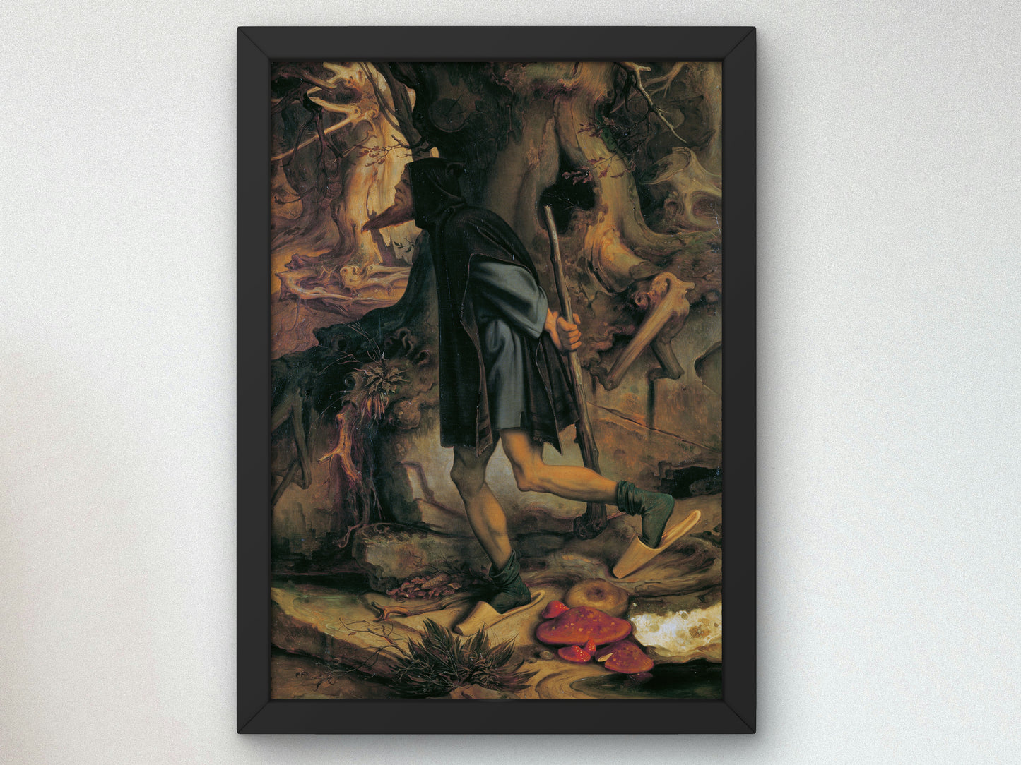 Rübezahl by Moritz von Schwind 1851, Wall Art Print, Fine Art Reproduction, Museum Quality Decor, Poster
