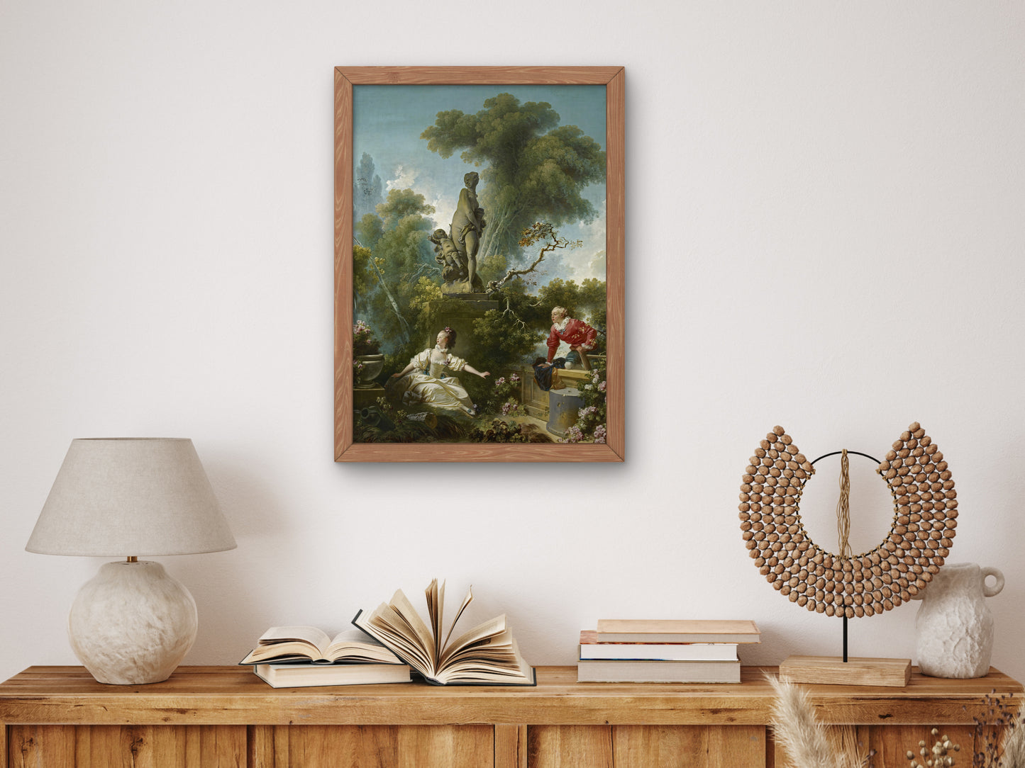 The Progress of Love: The Meeting by Jean Honoré Fragonard 1771, Wall Art Print, Fine Art Reproduction, Museum Quality Decor, Poster