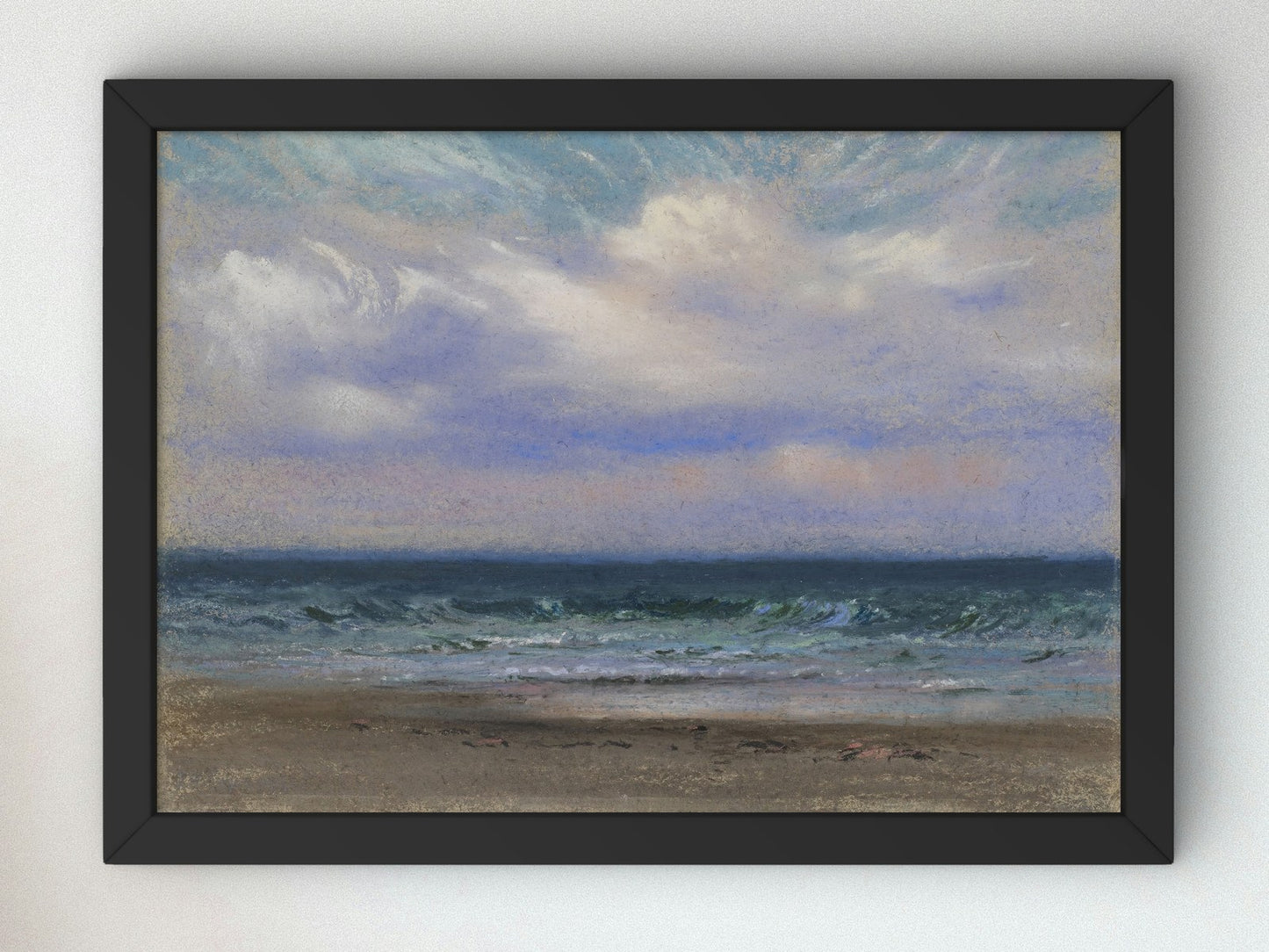Afternoon Clouds by Dwight William Tryon 1916, Wall Art Print, Fine Art Reproduction, Museum Quality Decor, Poster