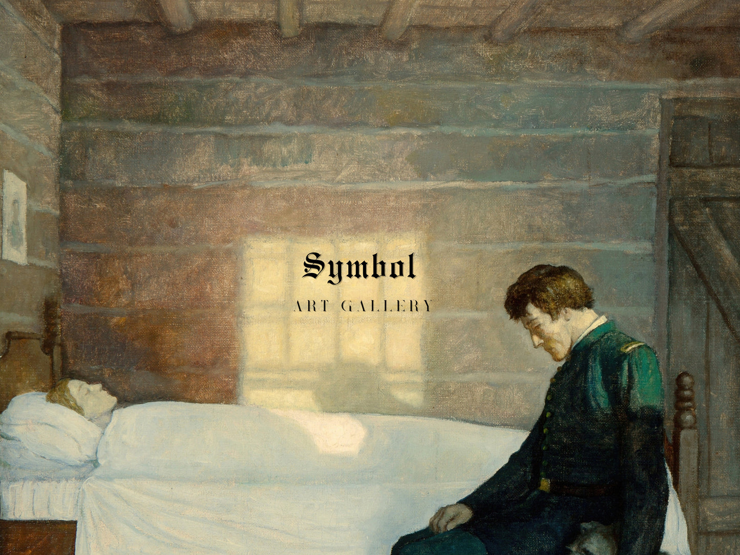He Sat There until the Sun Went Down by Newell Convers Wyeth 1931, Wall Art Print, Fine Art Reproduction, Museum Quality Decor, Poster