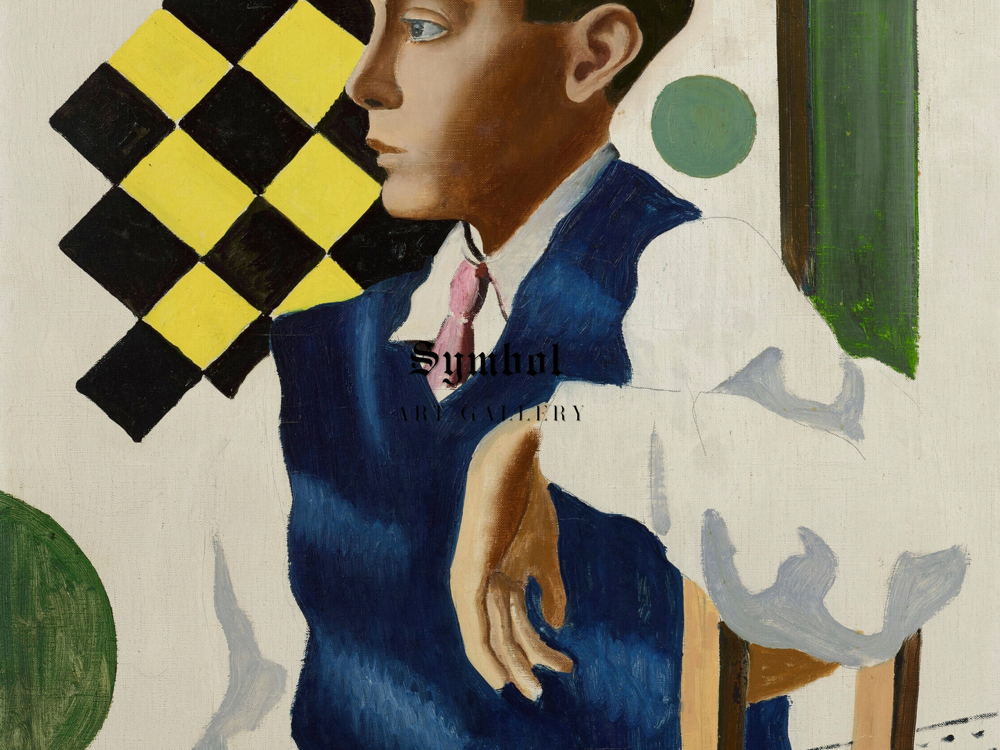 Portrait of Bignou's Son by Fernand Léger 1933, Wall Art Print, Fine Art Reproduction, Museum Quality Decor, Poster