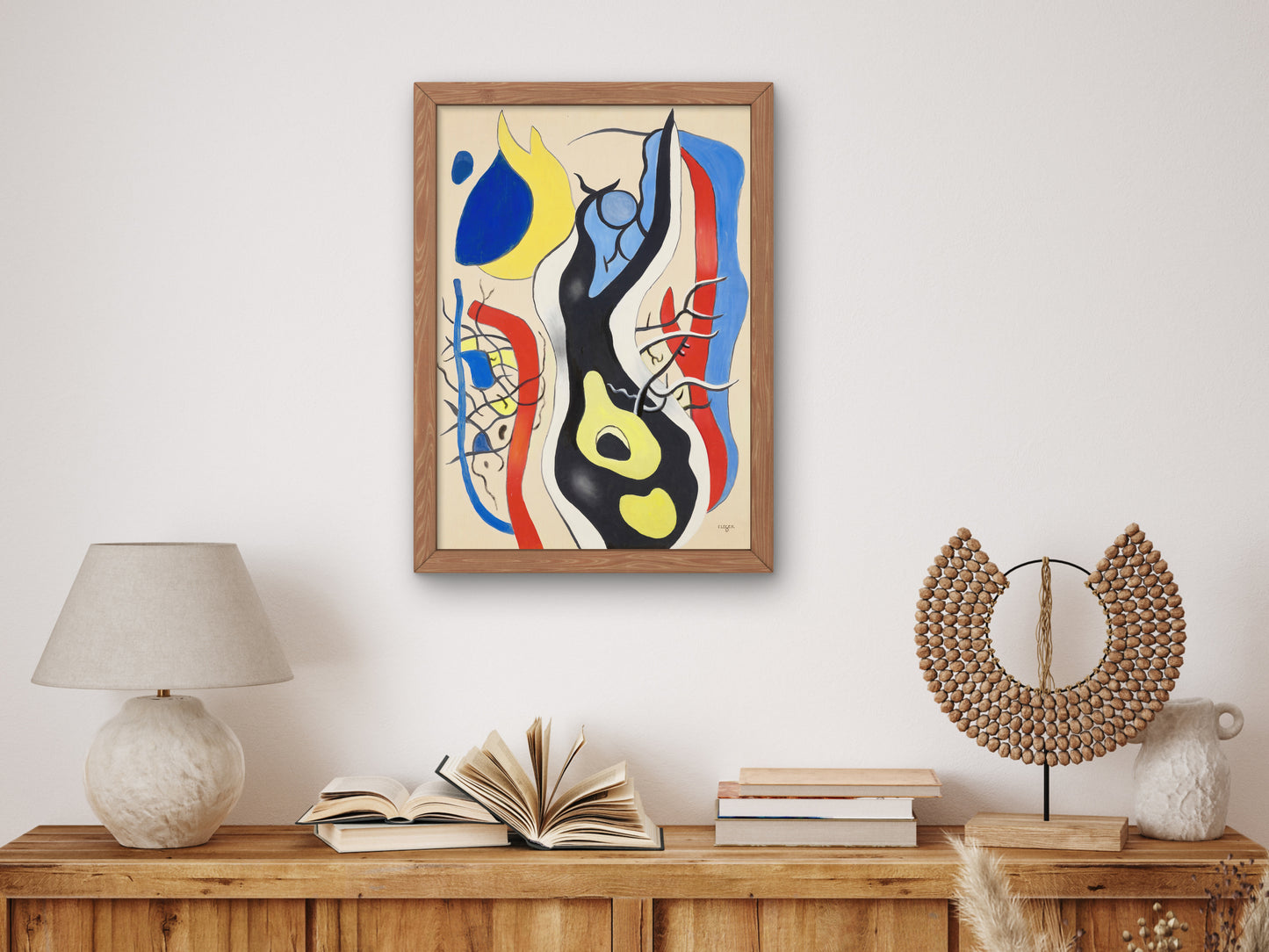 Root by Fernand Léger 1937, Wall Art Print, Fine Art Reproduction, Museum Quality Decor, Poster