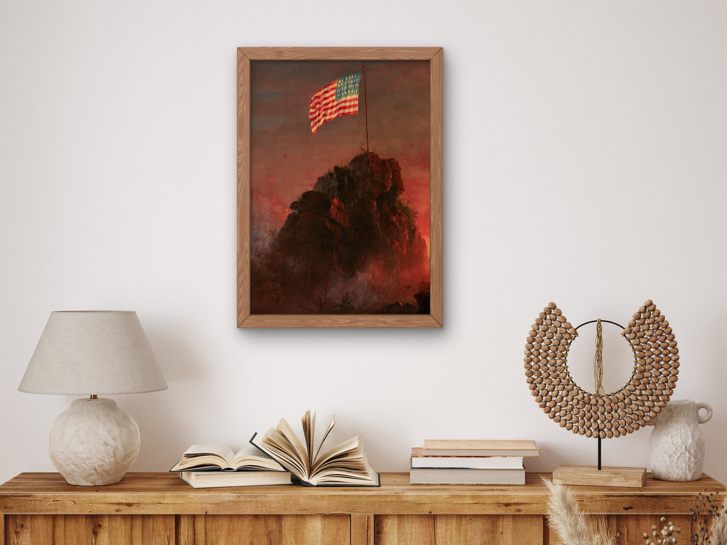 Our Flag by Frederic Edwin Church 1864, Wall Art Print, Fine Art Reproduction, Museum Quality Decor, Poster