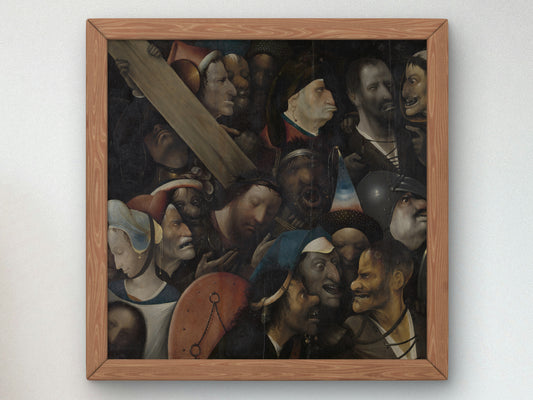 Christ Carrying the Cross by Hieronymus Bosch 1515, Wall Art Print, Fine Art Reproduction, Museum Quality Decor, Poster