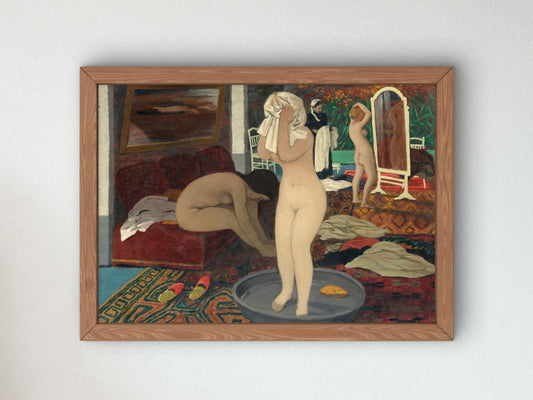 Women at Their Toilette by Félix Vallotton 1897, Wall Art Print, Fine Art Reproduction, Museum Quality Decor, Poster