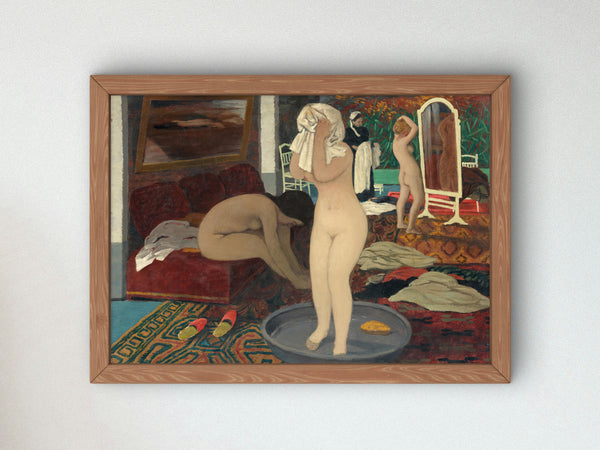 Women at Their Toilette by Félix Vallotton 1897, Wall Art Print, Fine Art Reproduction, Museum Quality Decor, Poster