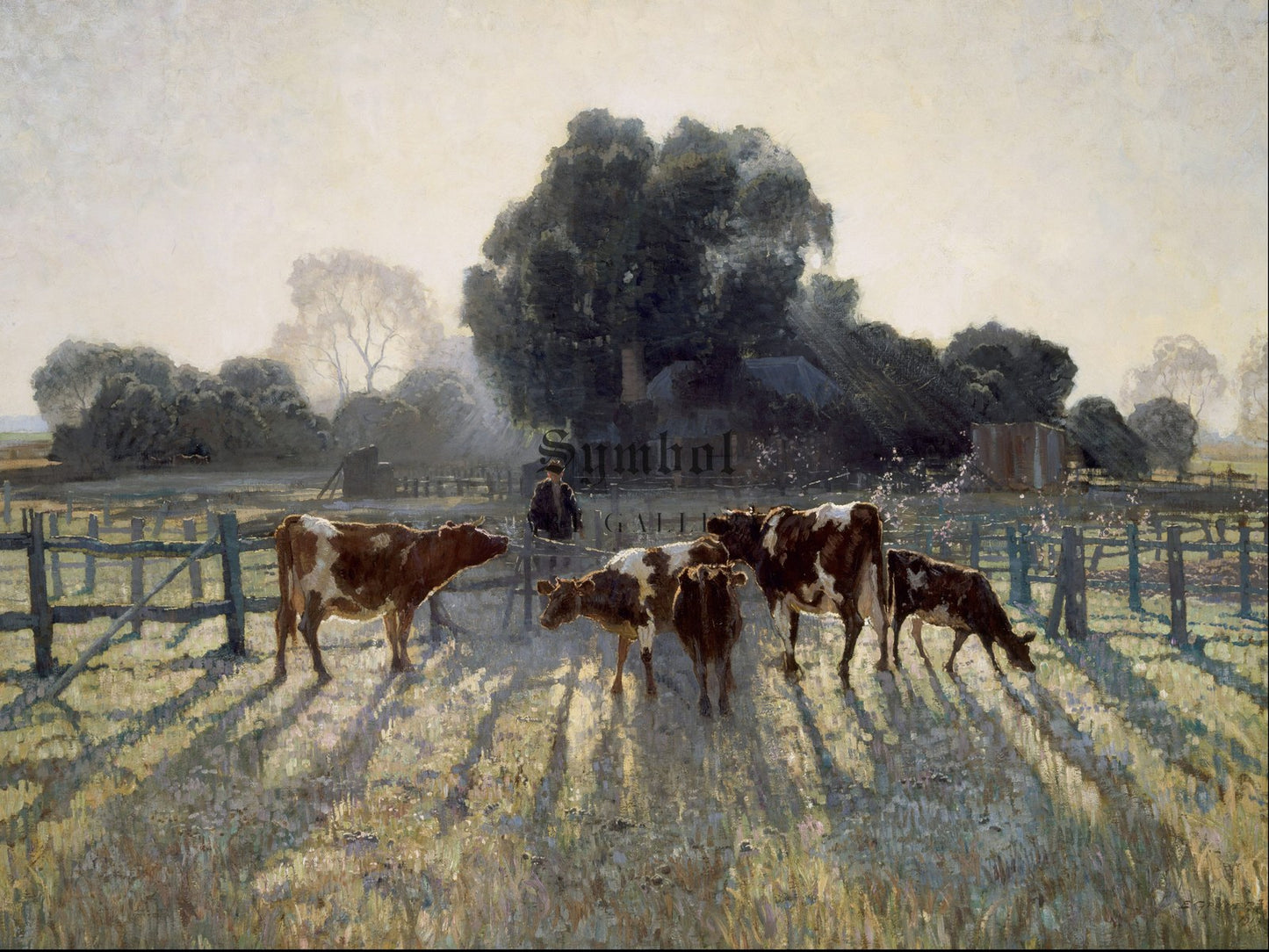 Spring Frost by Elioth Gruner 1919, Wall Art Print, Fine Art Reproduction, Museum Quality Decor, Poster