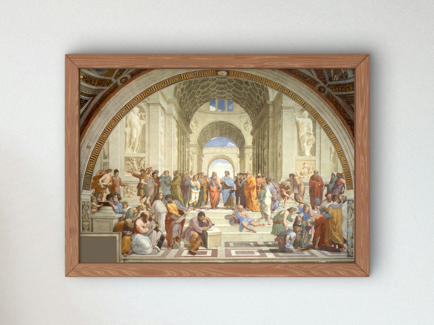 School of Athens by Raphael 1511, Wall Art Print, Fine Art Reproduction, Museum Quality Decor, Poster