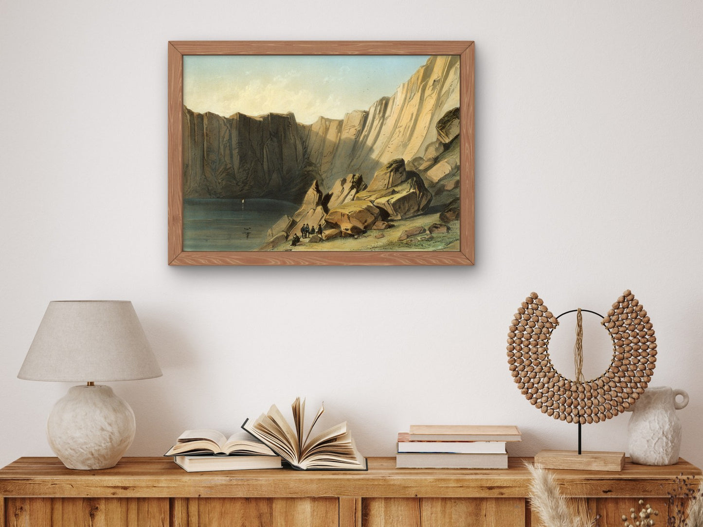 Baie de la Corne à l'Est du Cap Nord by Émile Lassalle, Wall Art Print, Fine Art Reproduction, Museum Quality Decor, Poster
